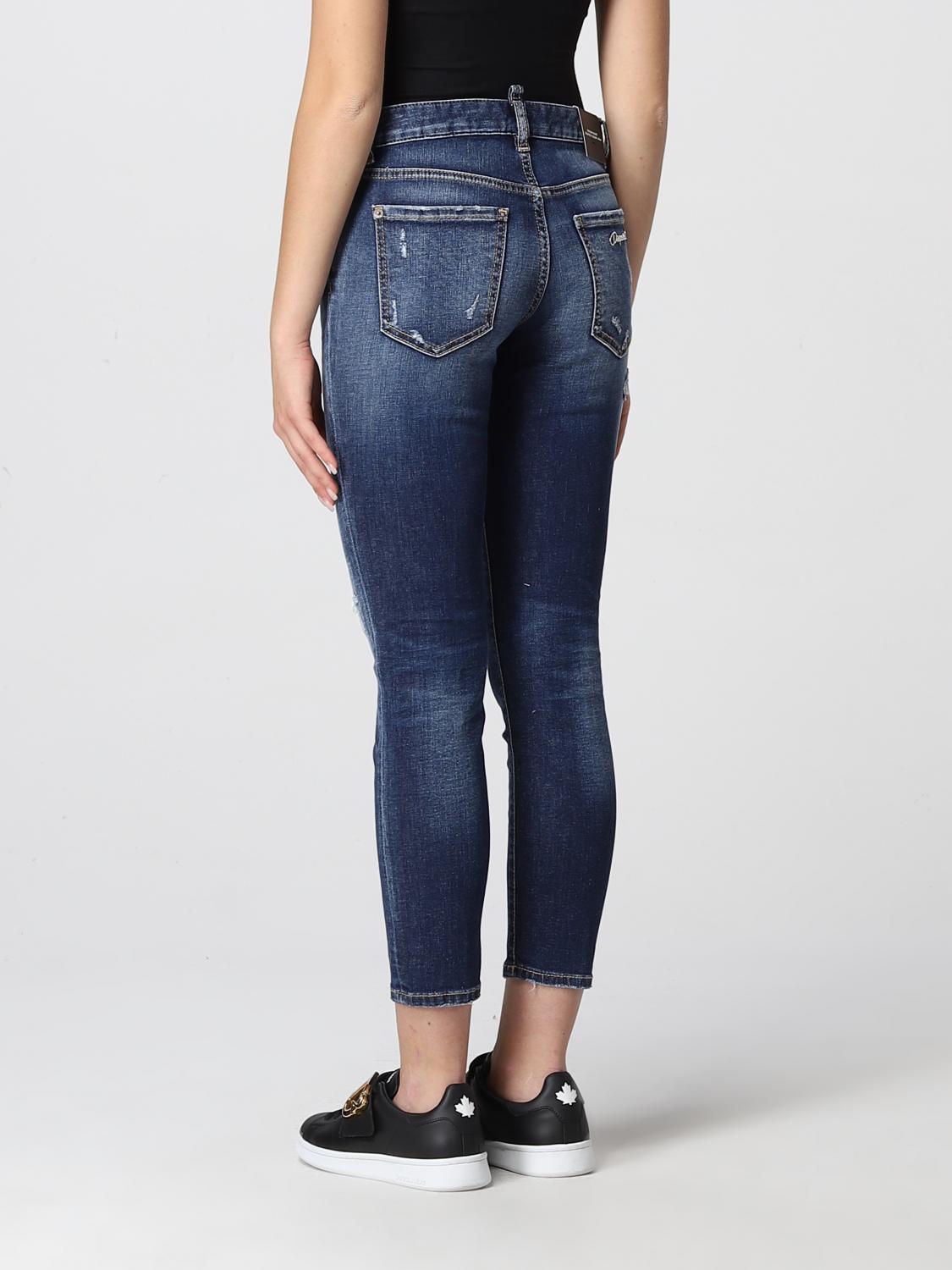 DSQUARED2: Jeans femme - Denim | Jeans Dsquared2 S75LB0658S30685 en ...