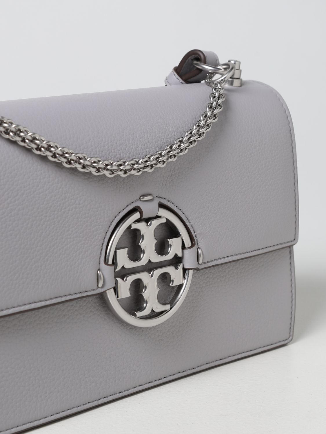 tory burch grey shoulder bag