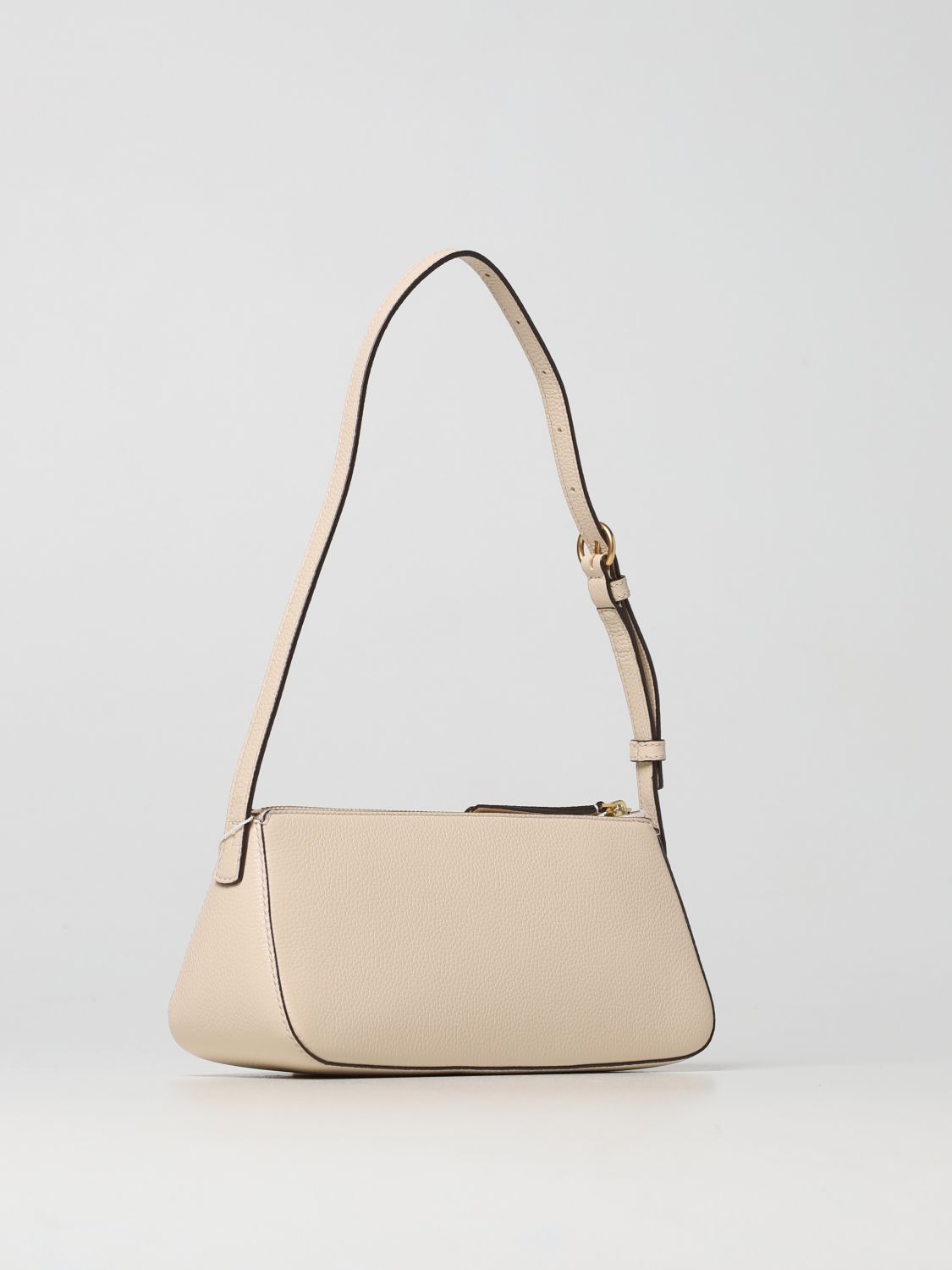 TORY BURCH: Mcgraw Wedge leather bag - Ivory | Shoulder Bag Tory Burch ...