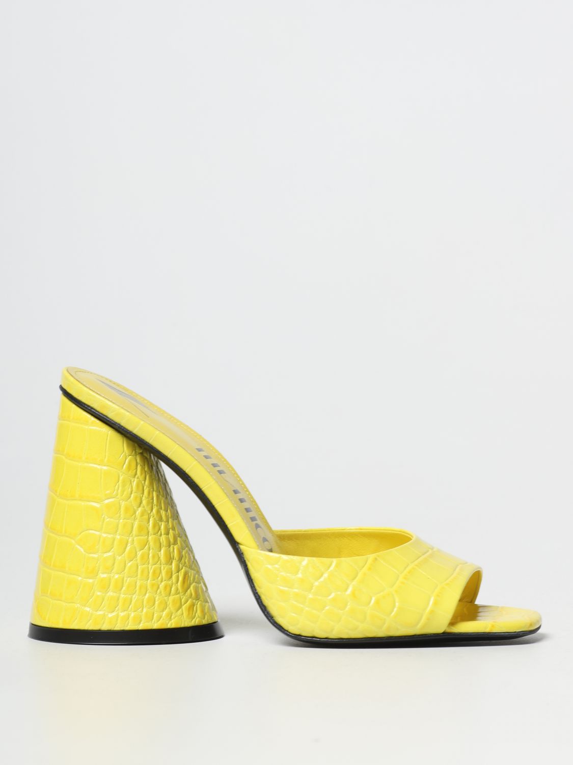 Heeled sandals The Attico: Heeled sandals women The Attico yellow 1
