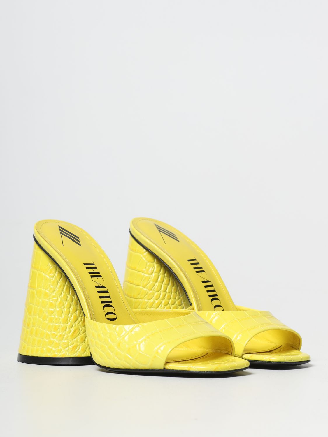 Heeled sandals The Attico: Heeled sandals women The Attico yellow 2