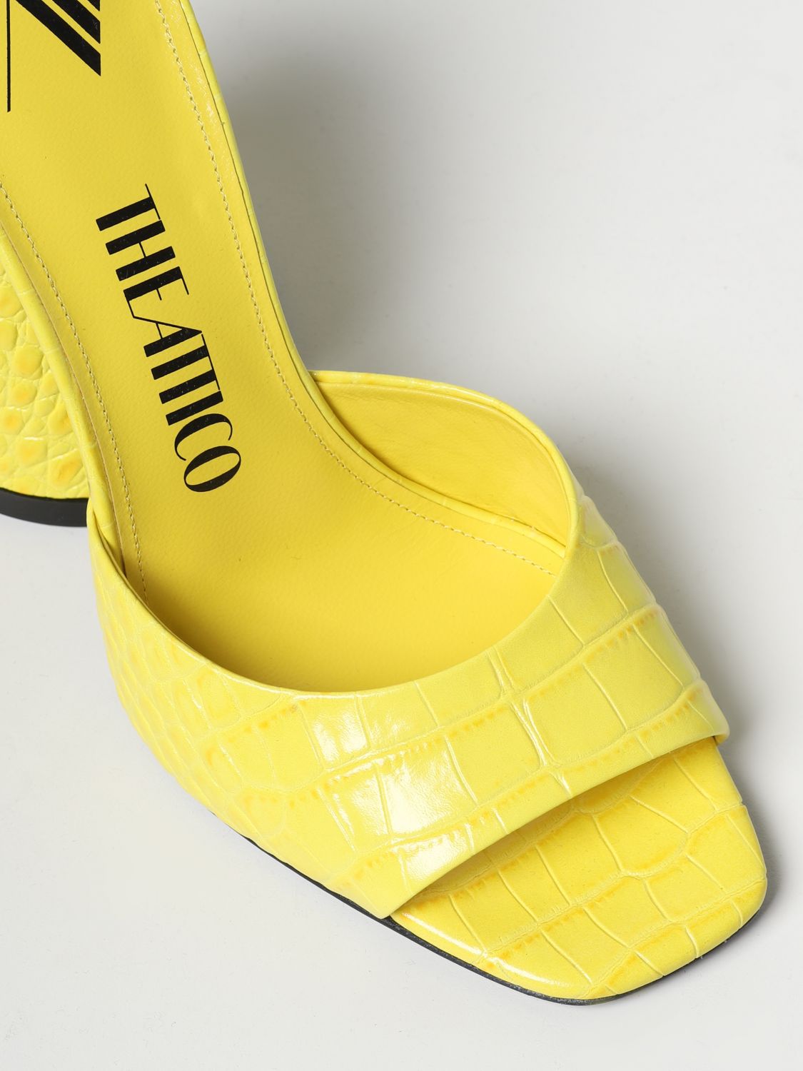 Heeled sandals The Attico: Heeled sandals women The Attico yellow 4