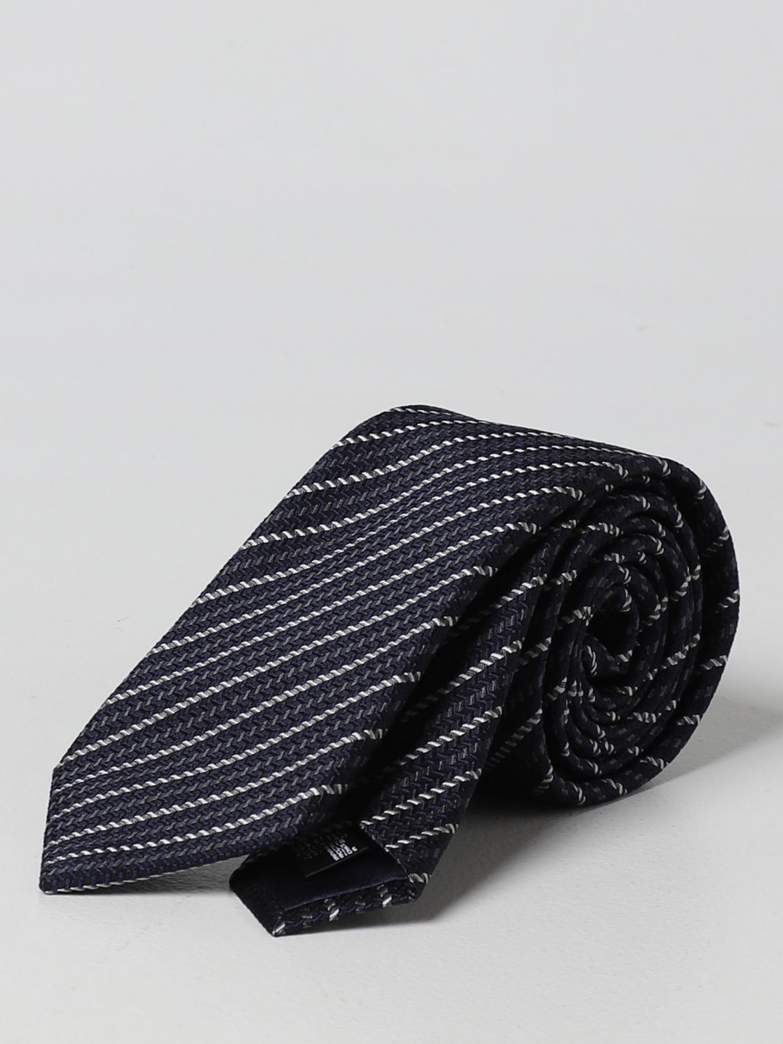 Cravatta Giorgio Armani: Cravatta Emporio Armani in seta blue 1