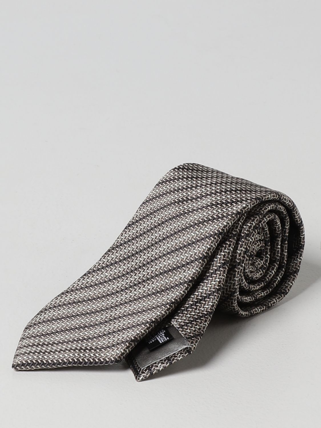 Krawatte Giorgio Armani: Giorgio Armani Herren Krawatte beige 1