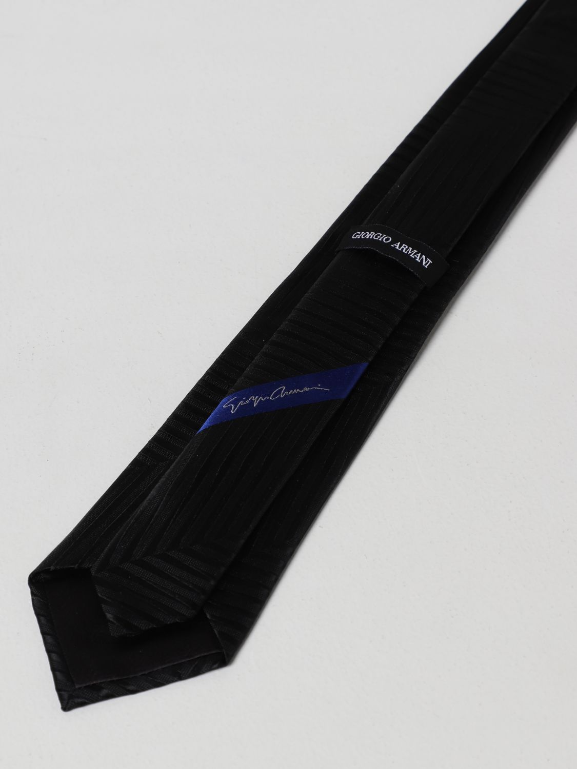 Krawatte Giorgio Armani: Giorgio Armani Herren Krawatte schwarz 2