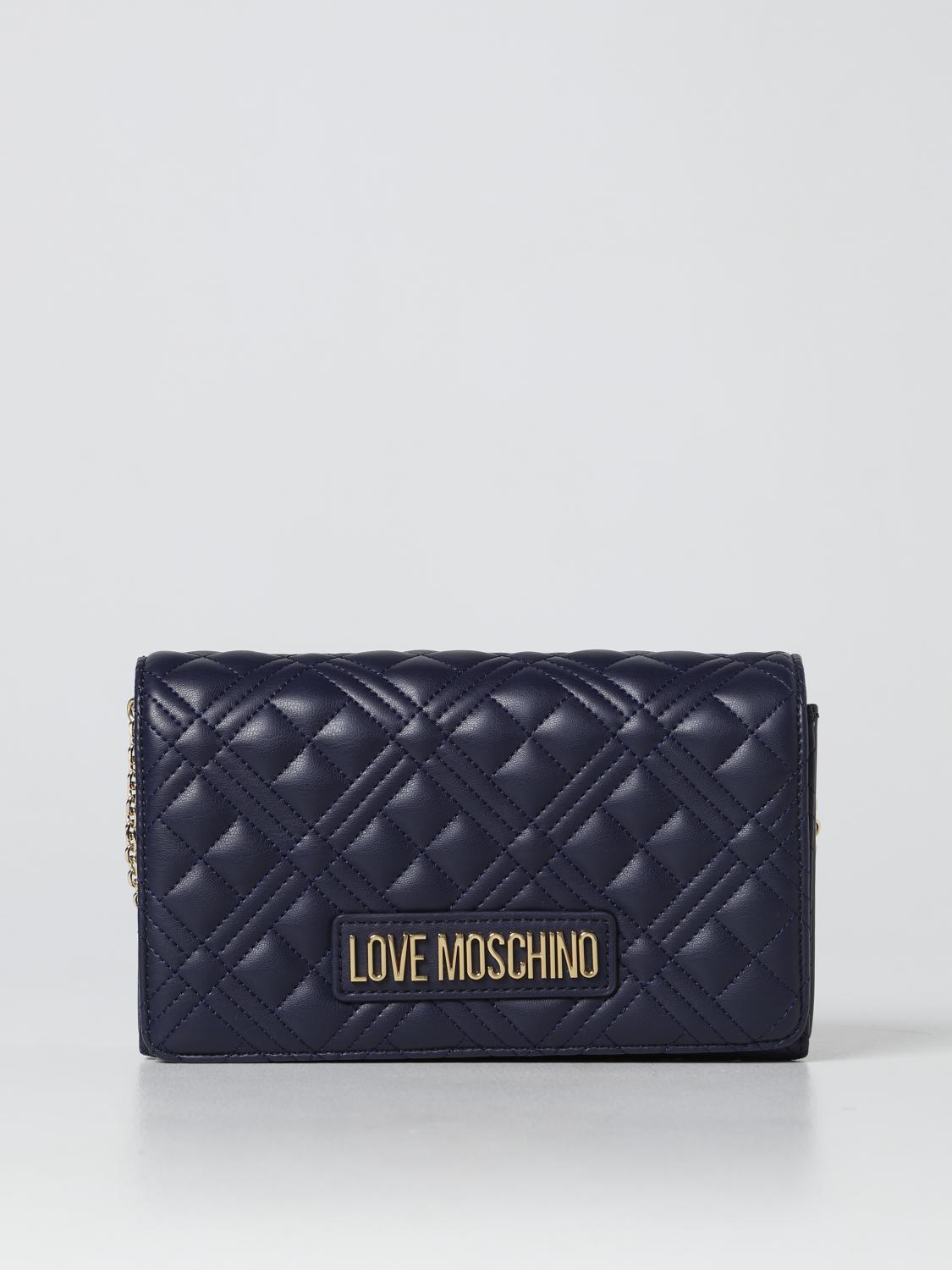 LOVE MOSCHINO Crossbody bag women Blue Love Moschino crossbody
