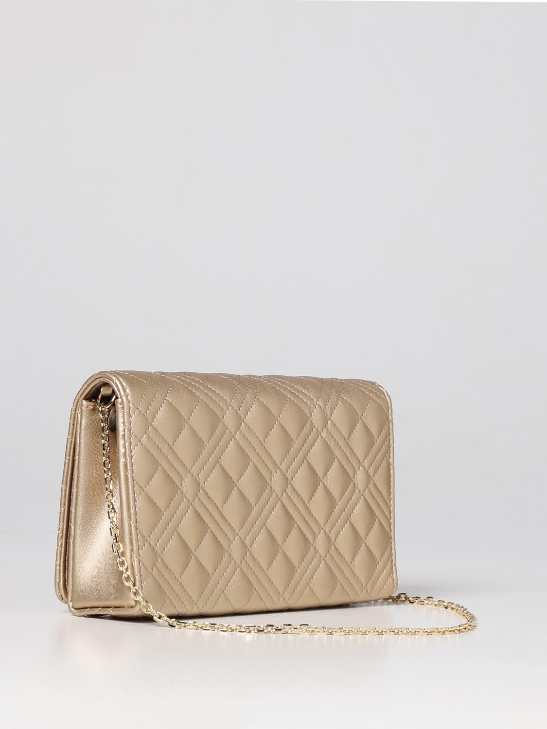 LOVE MOSCHINO Crossbody bag women Gold Love Moschino crossbody