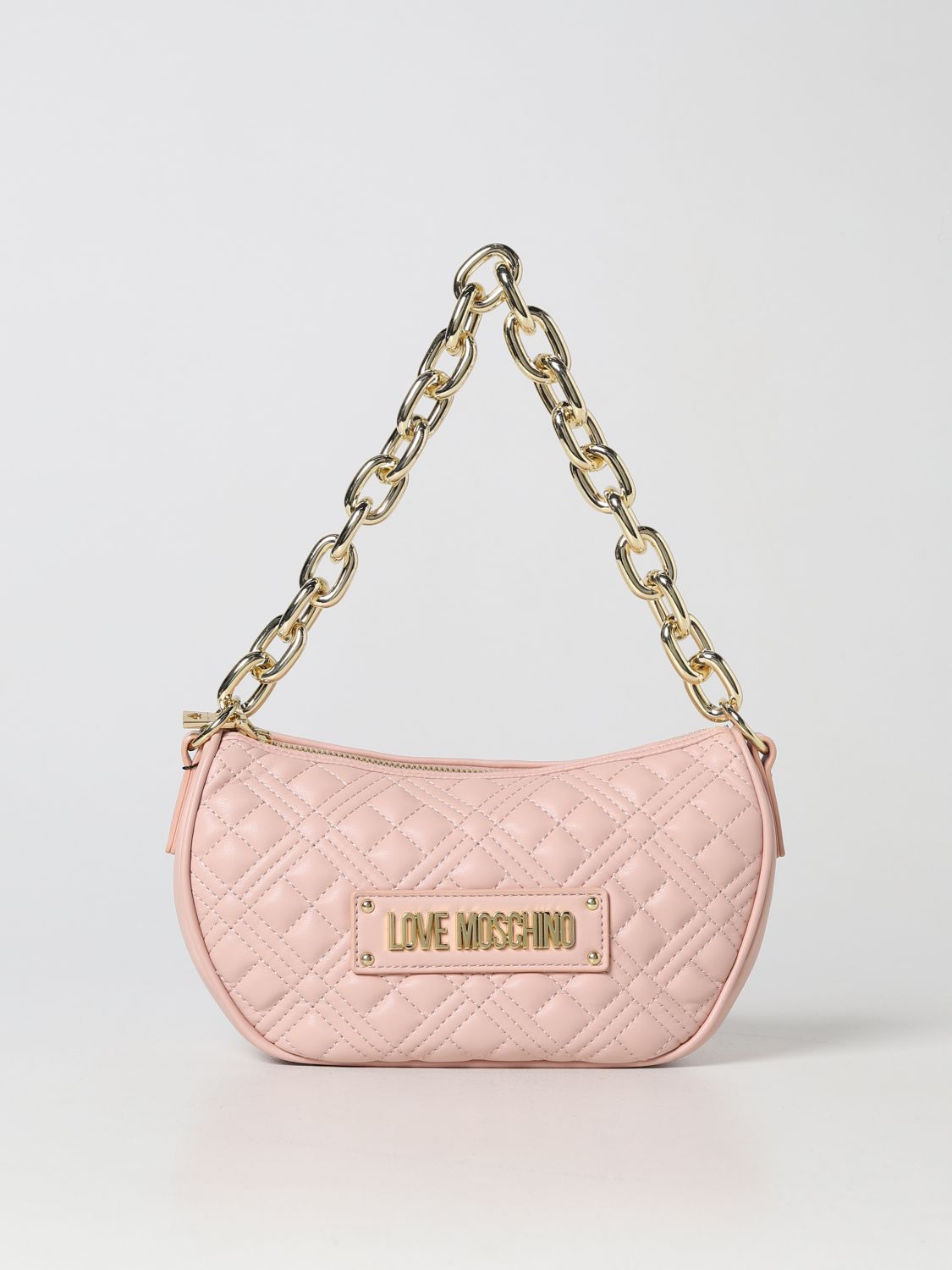 Bek Stratford on Avon Wetland Love Moschino Outlet: bag in quilted synthetic leather - Blush Pink | Love  Moschino shoulder bag JC4027PP1FLA0 online on GIGLIO.COM