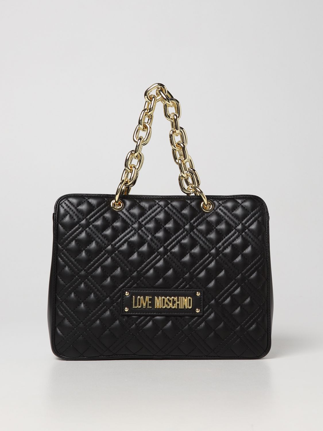 LOVE MOSCHINO: Shoulder bag women - Black | Shoulder Bag Love Moschino ...