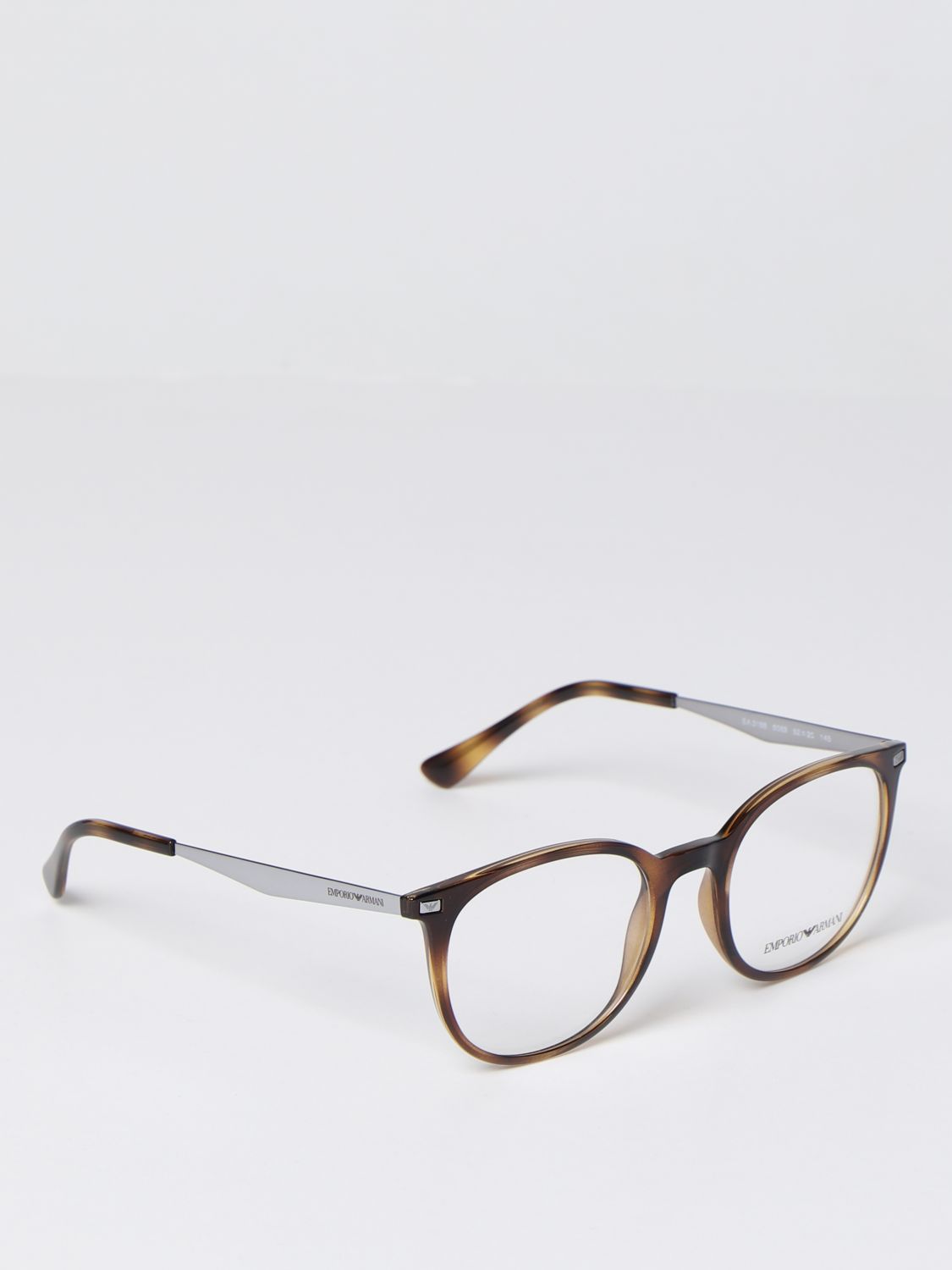 Glasses Emporio Armani: Emporio Armani eyeglasses in tortoiseshell acetate brown 1