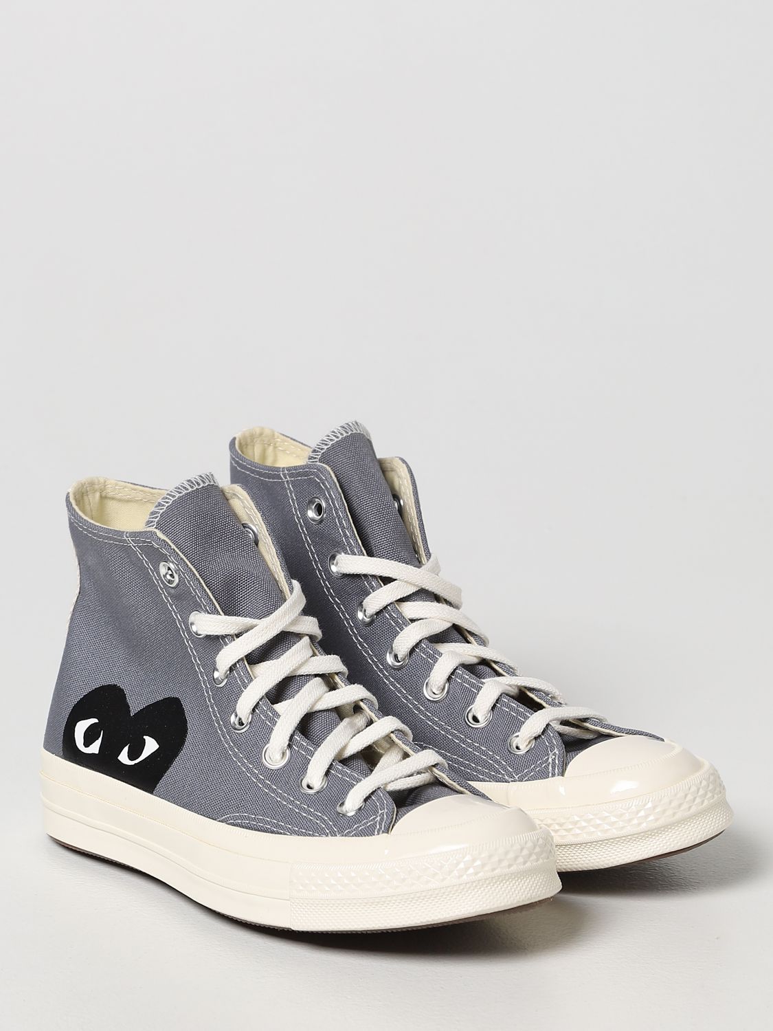 COMME DES GARÇONS PLAY X CONVERSE: Chuck Taylor sneakers - Grey | Comme Des  Garçons Play X Converse sneakers P1K122 online on 