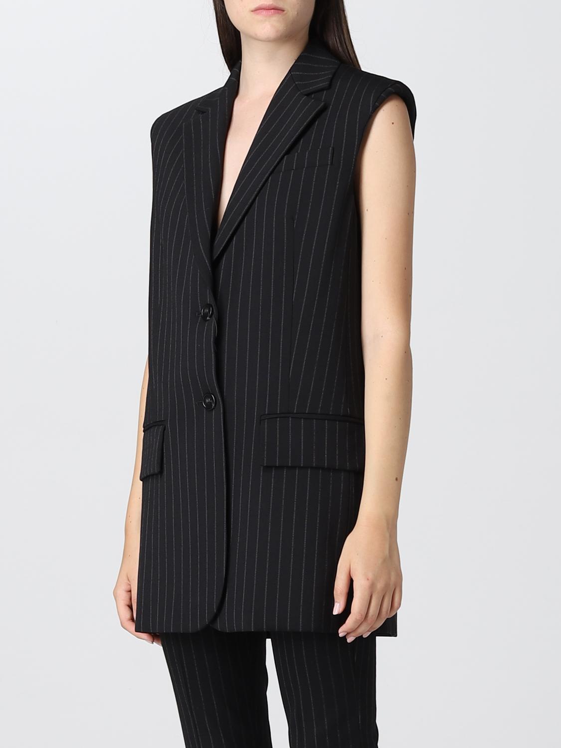 SPORTMAX Waistcoat women Black Waistcoat Sportmax 22860229600