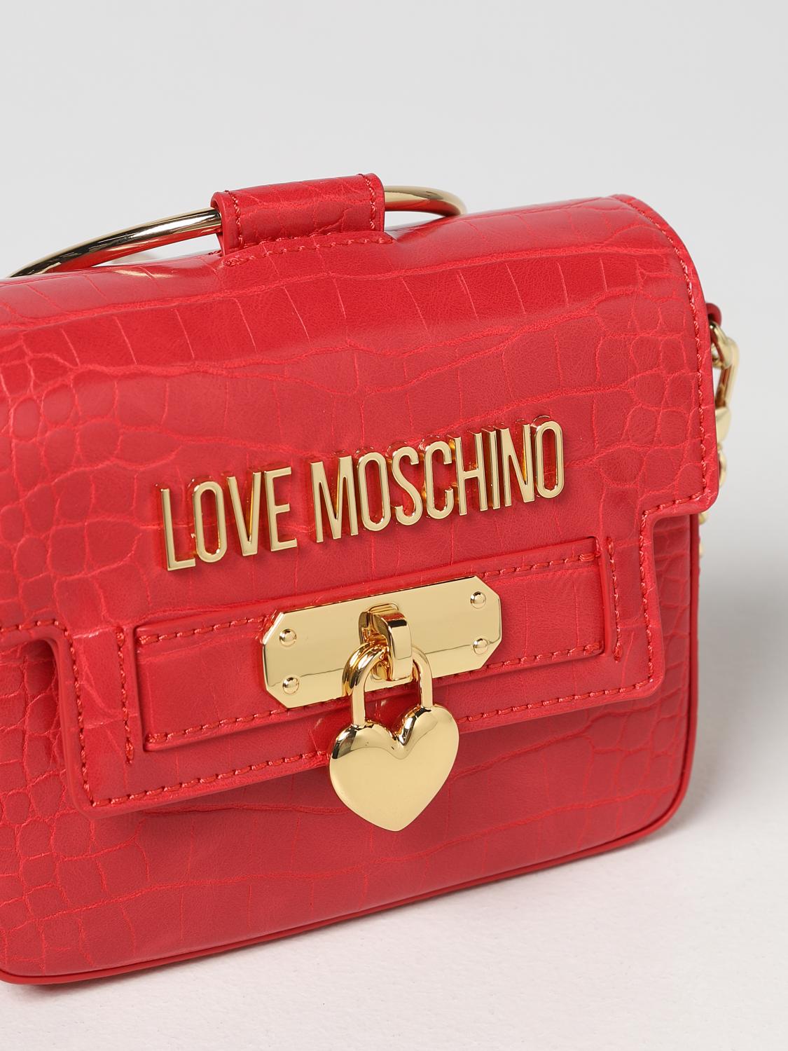 LOVE MOSCHINO: Schultertasche damen - Rot | Schultertasche Love ...