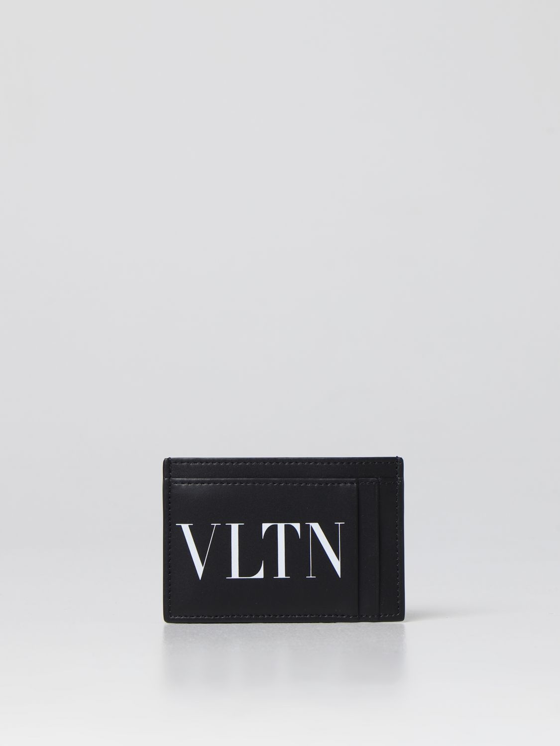Wallet Valentino Garavani: Valentino Garavani leather card holder black 1