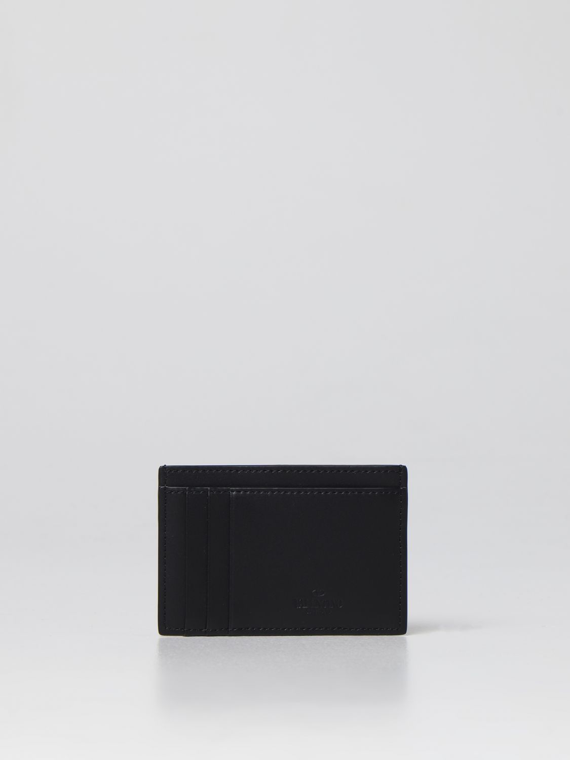 Wallet Valentino Garavani: Valentino Garavani leather card holder black 2