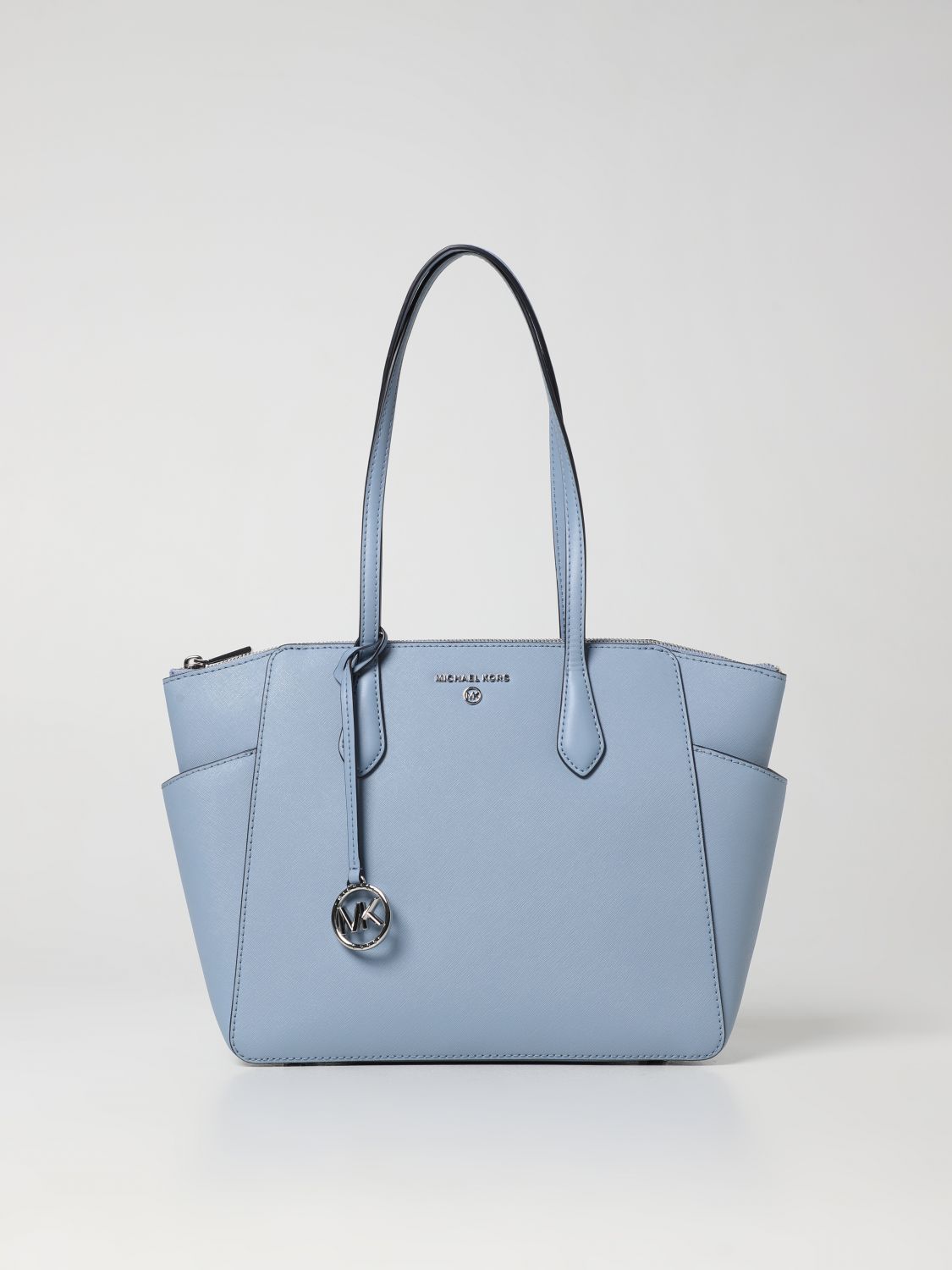 MICHAEL KORS: Mailyn Michael leather bag - Gnawed Blue | Michael Kors tote  bags 30S2L6AT2L online on 