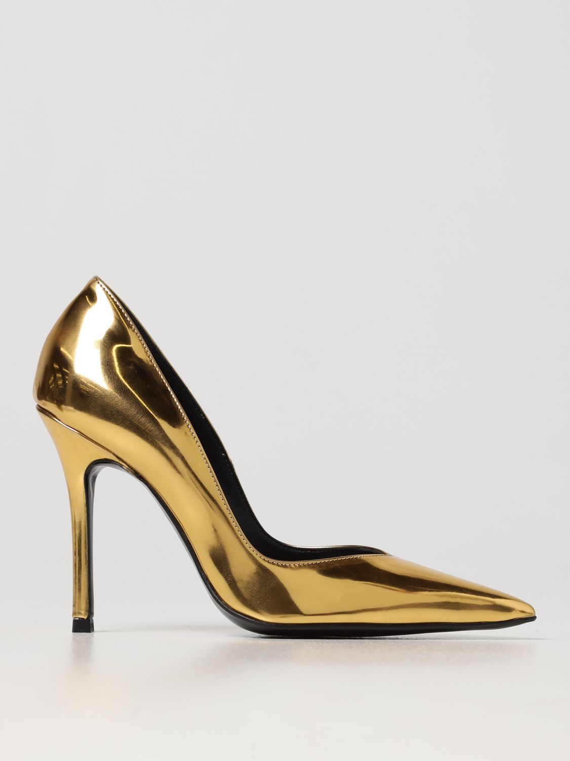 Court shoes Just Cavalli: Just Cavalli court shoes in laminated synthetic leather gold 1