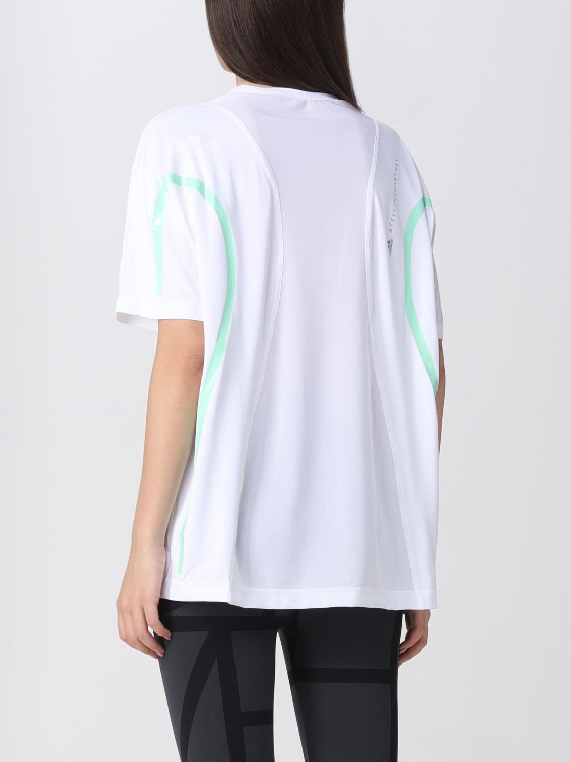 T-shirt Adidas By Stella Mccartney: T-shirt over Adidas By Stella McCartney bianco 2