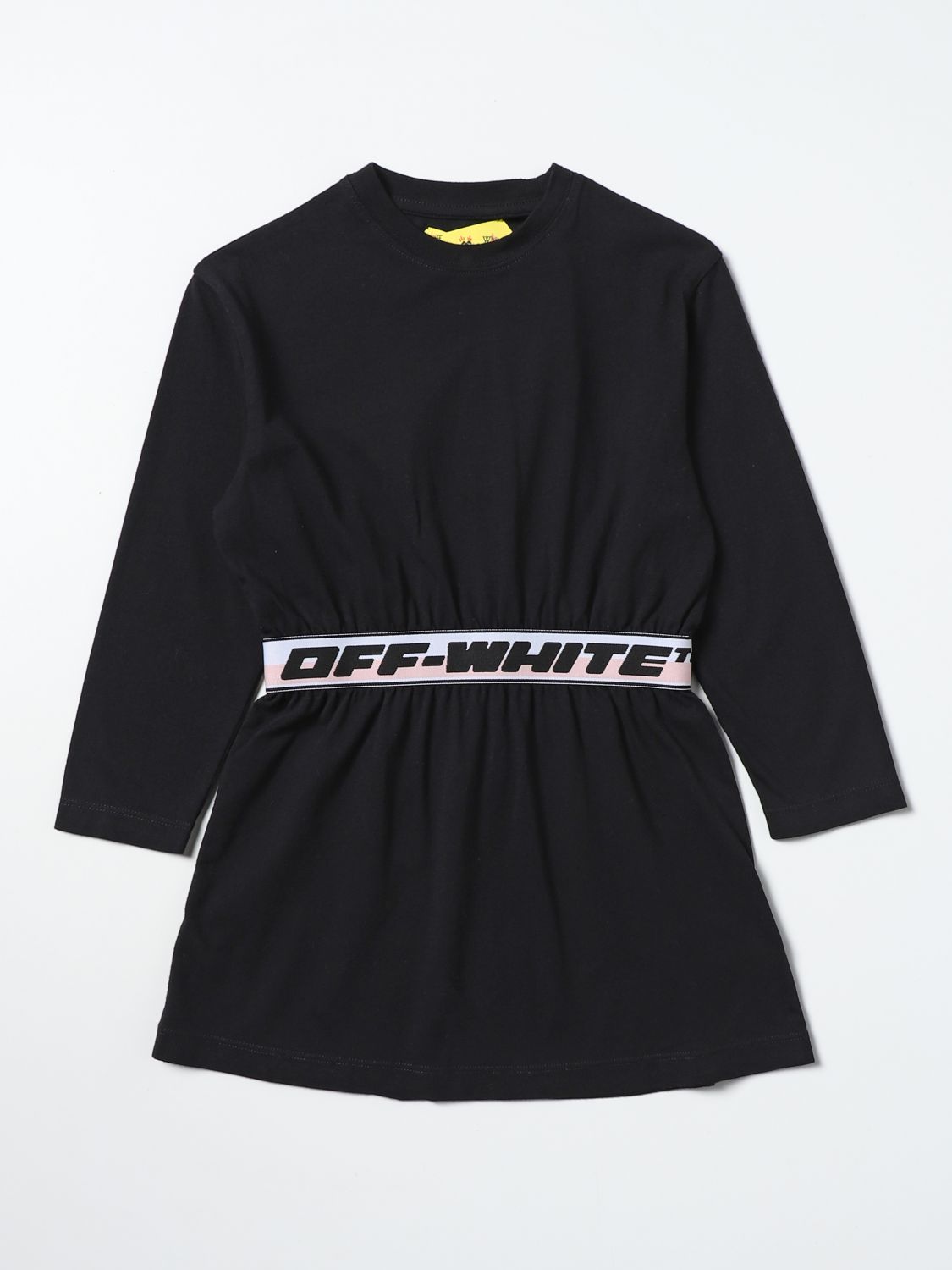 Vestido Off-White: Vestido Off-White para niña negro 1