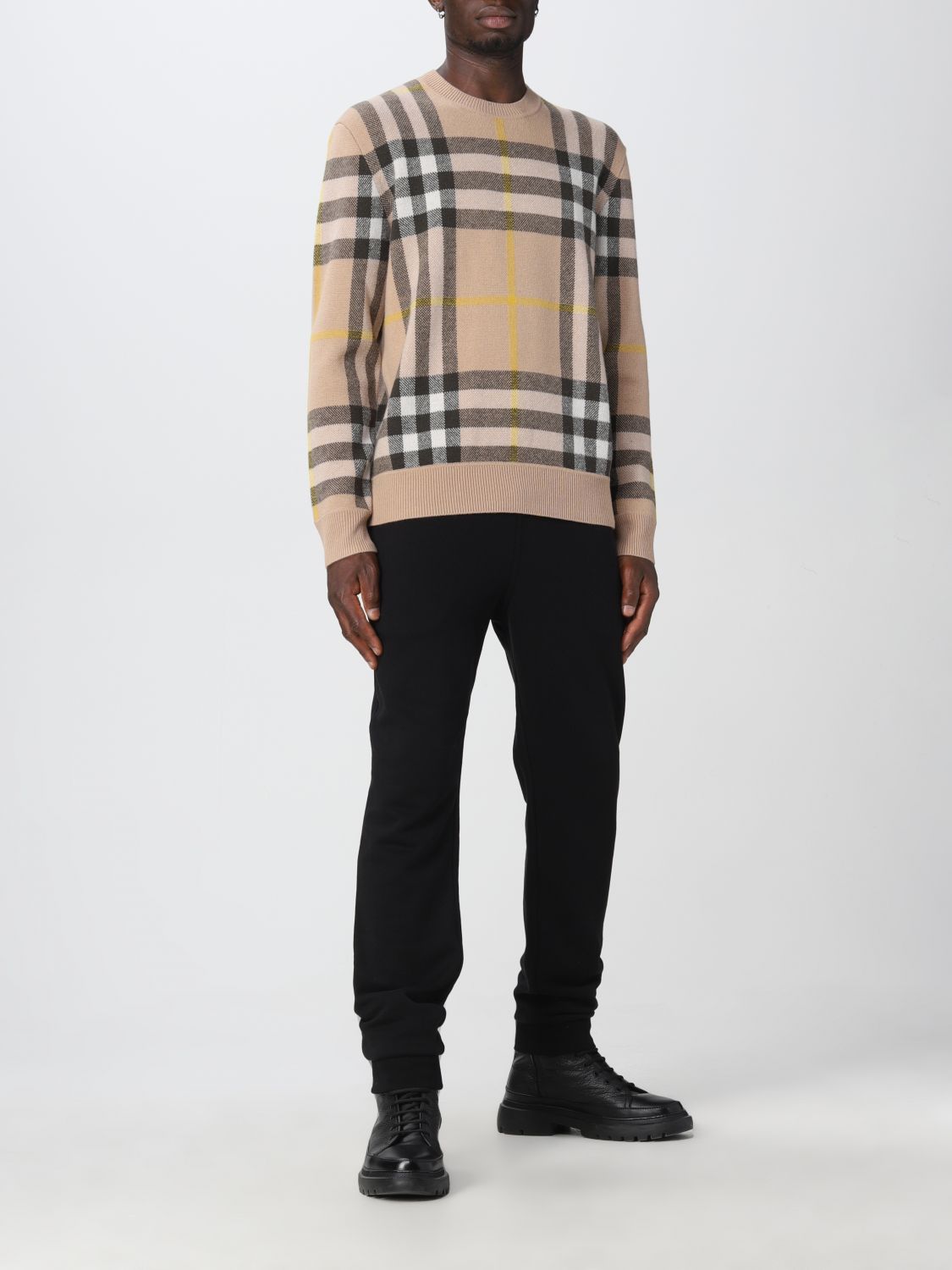 Pull Burberry: Pull Burberry homme beige 2