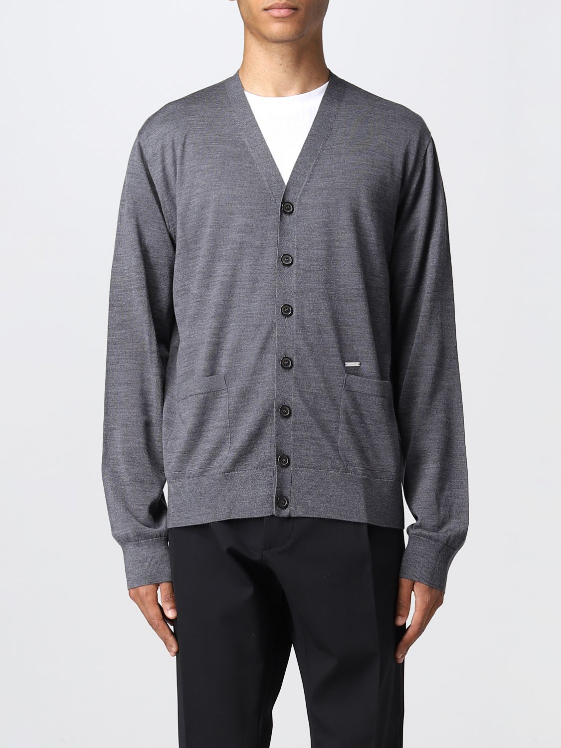 Cardigan Dsquared2: Sweater men Dsquared2 grey 1