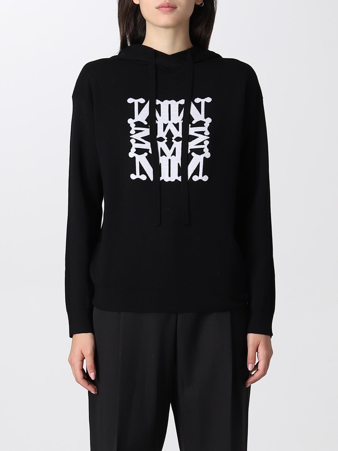 MAX MARA: sweatshirt for woman - Black | Max Mara sweatshirt ...