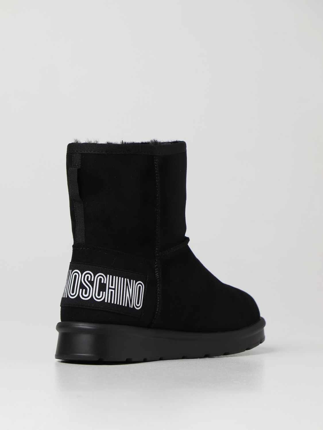 Slepen Ondeugd kast Love Moschino Outlet: flat ankle boots for woman - Black | Love Moschino  flat ankle boots JA24123H1FJZB0 online on GIGLIO.COM