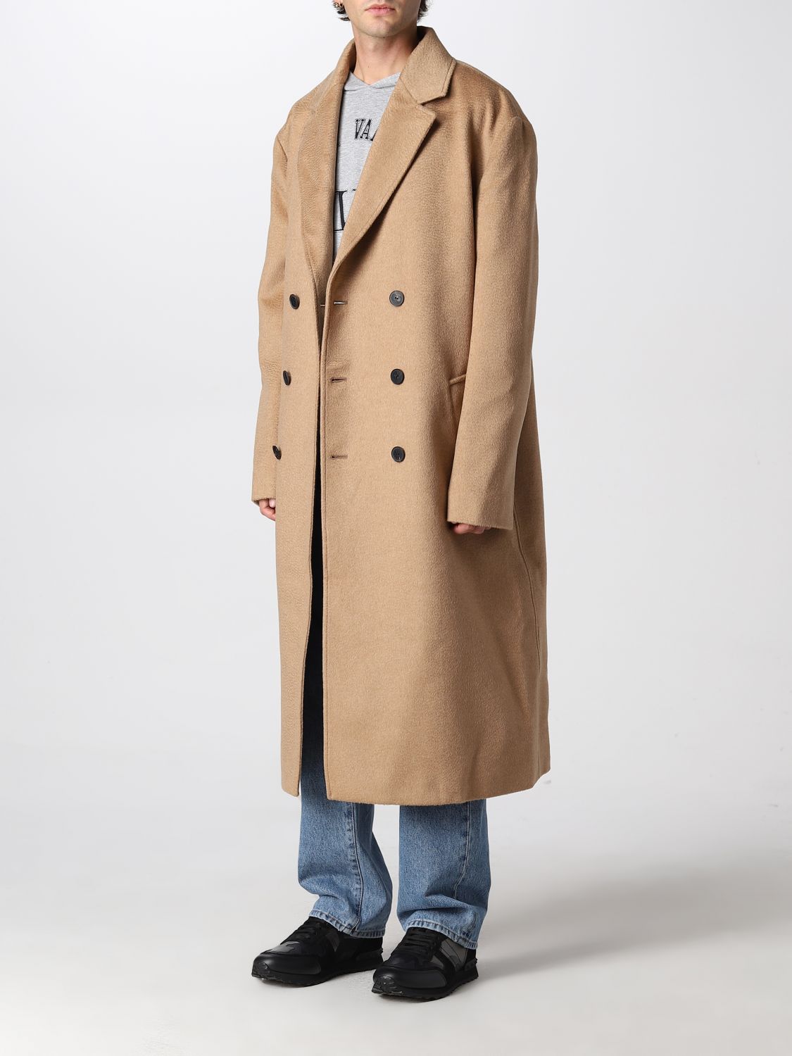Coat Valentino: Valentino coat for men camel 4