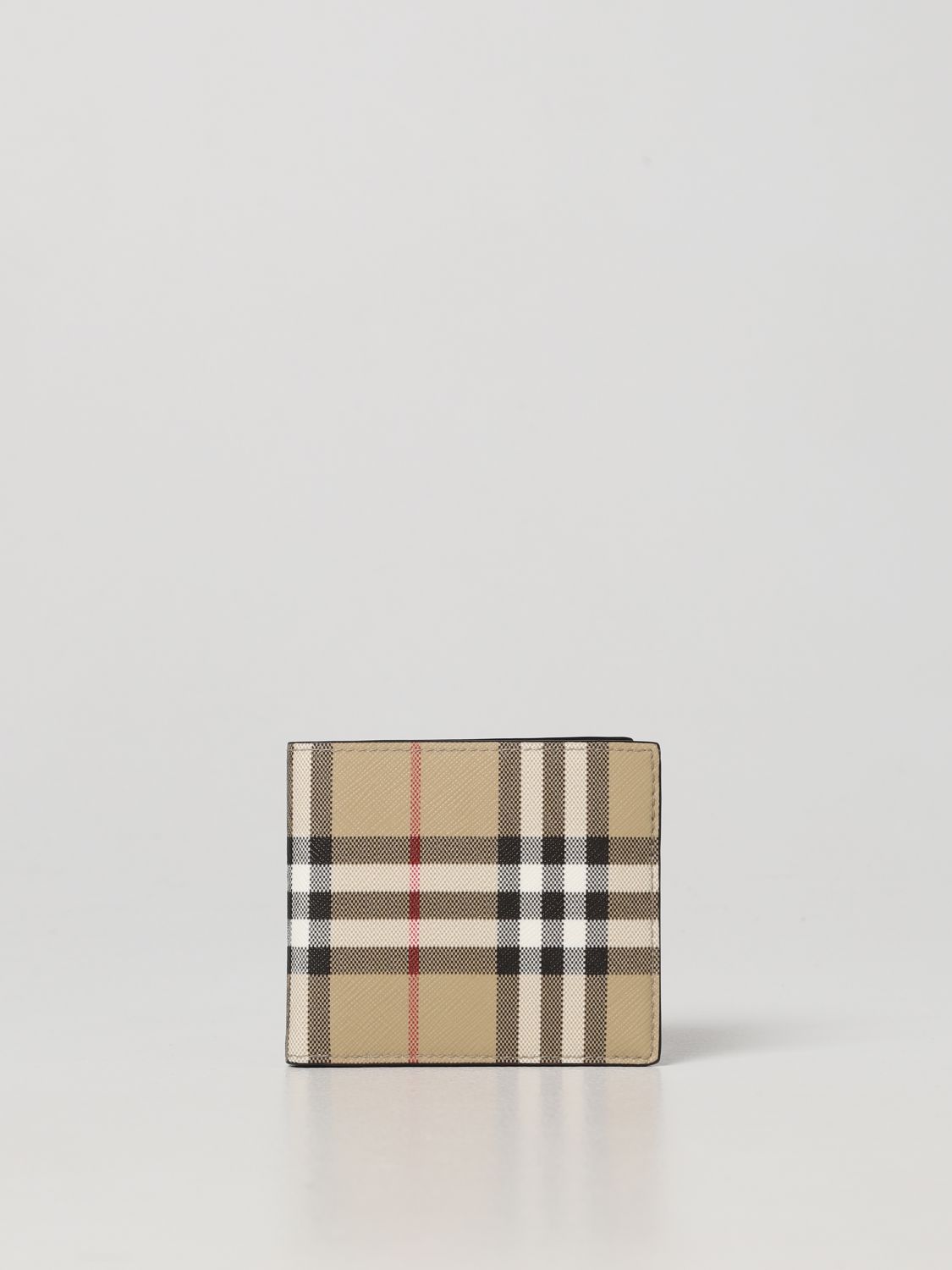Cloth wallet Burberry Beige in Cloth - 20918022