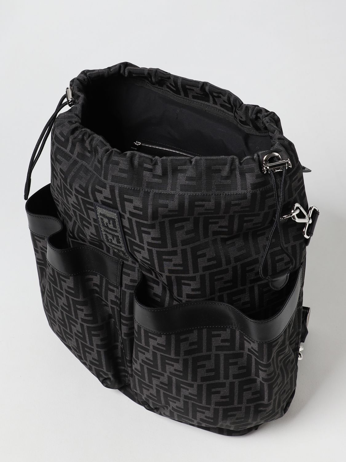 Backpack Fendi: Fendi backpack for men charcoal 5