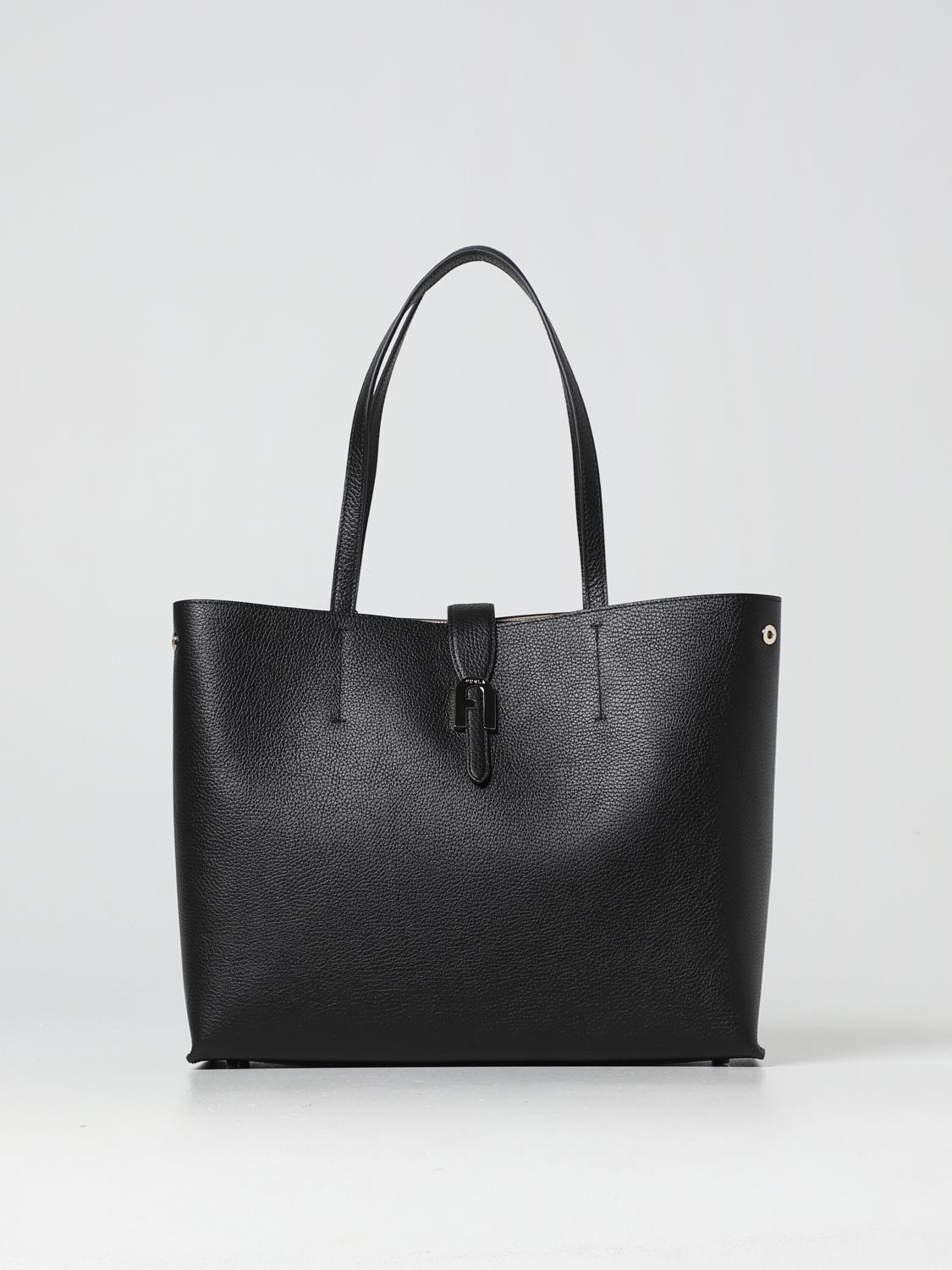 FURLA: shoulder bag for woman - Black | Furla shoulder bag ...