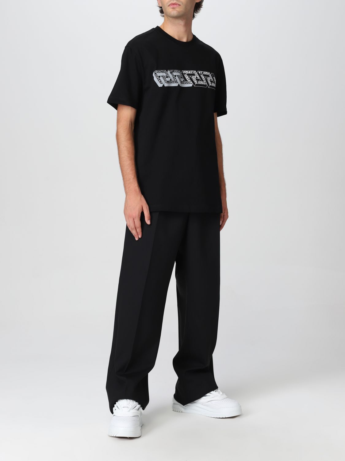 T-Shirt Versace: Versace Herren t-shirt schwarz 2