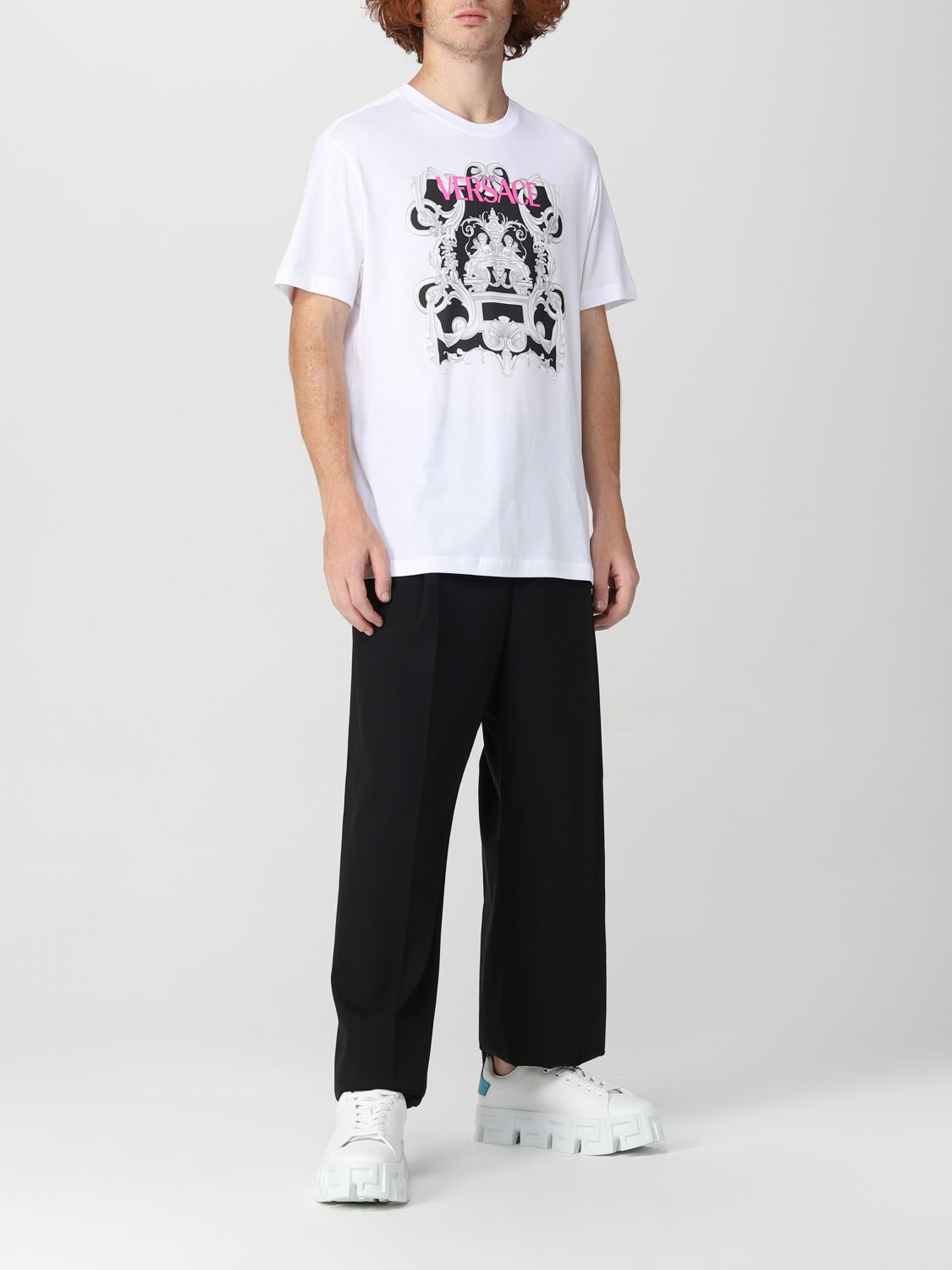 T-Shirt Versace: Versace Herren t-shirt weiß 2
