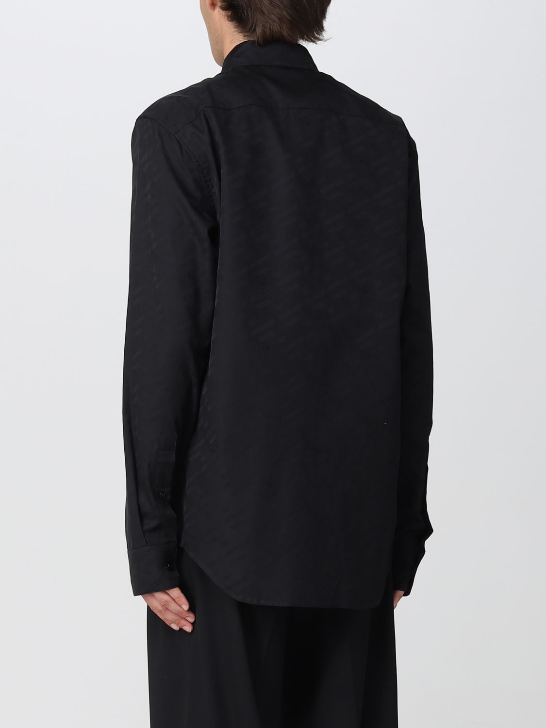 Hemd Versace: Versace Herren hemd schwarz 3