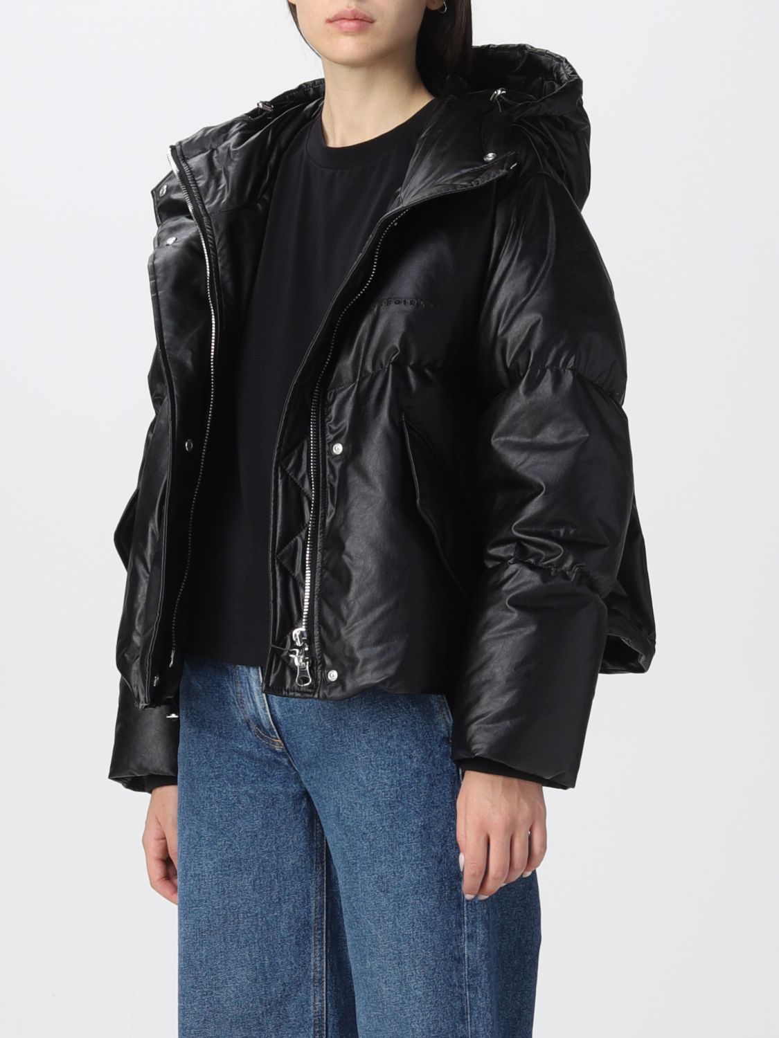 MM6 MAISON MARGIELA: jacket for woman - Black | Mm6 Maison Margiela ...