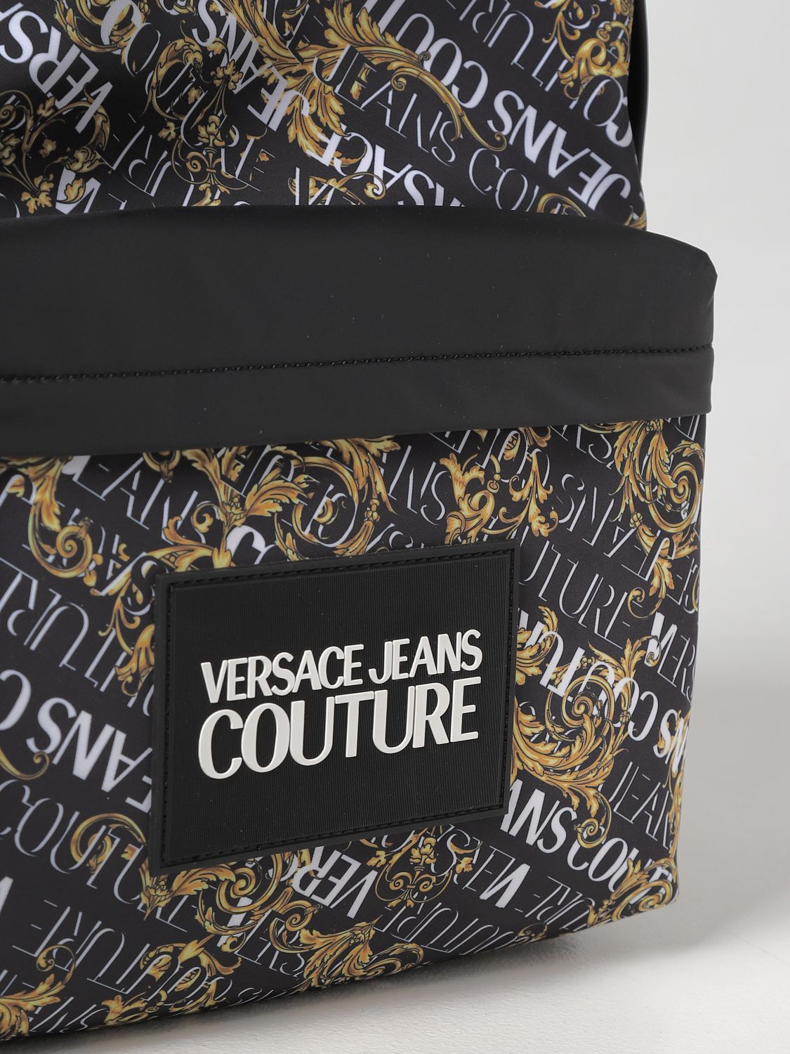 Zaino Versace Jeans Couture: Zaino Versace Jeans Couture in nylon nero 3