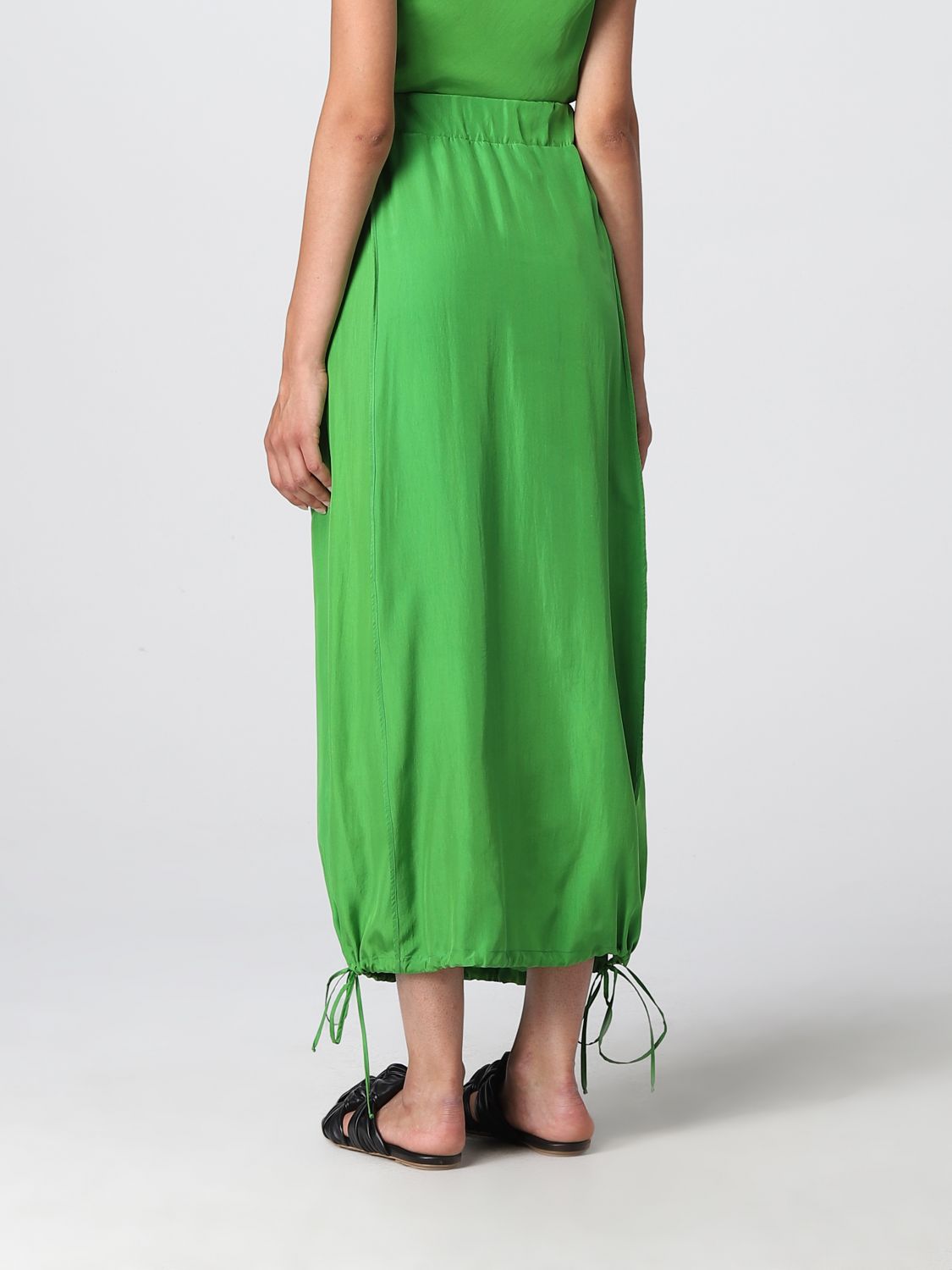 ALYSI: Skirt women - Green | Skirt Alysi 152010A2059 GIGLIO.COM