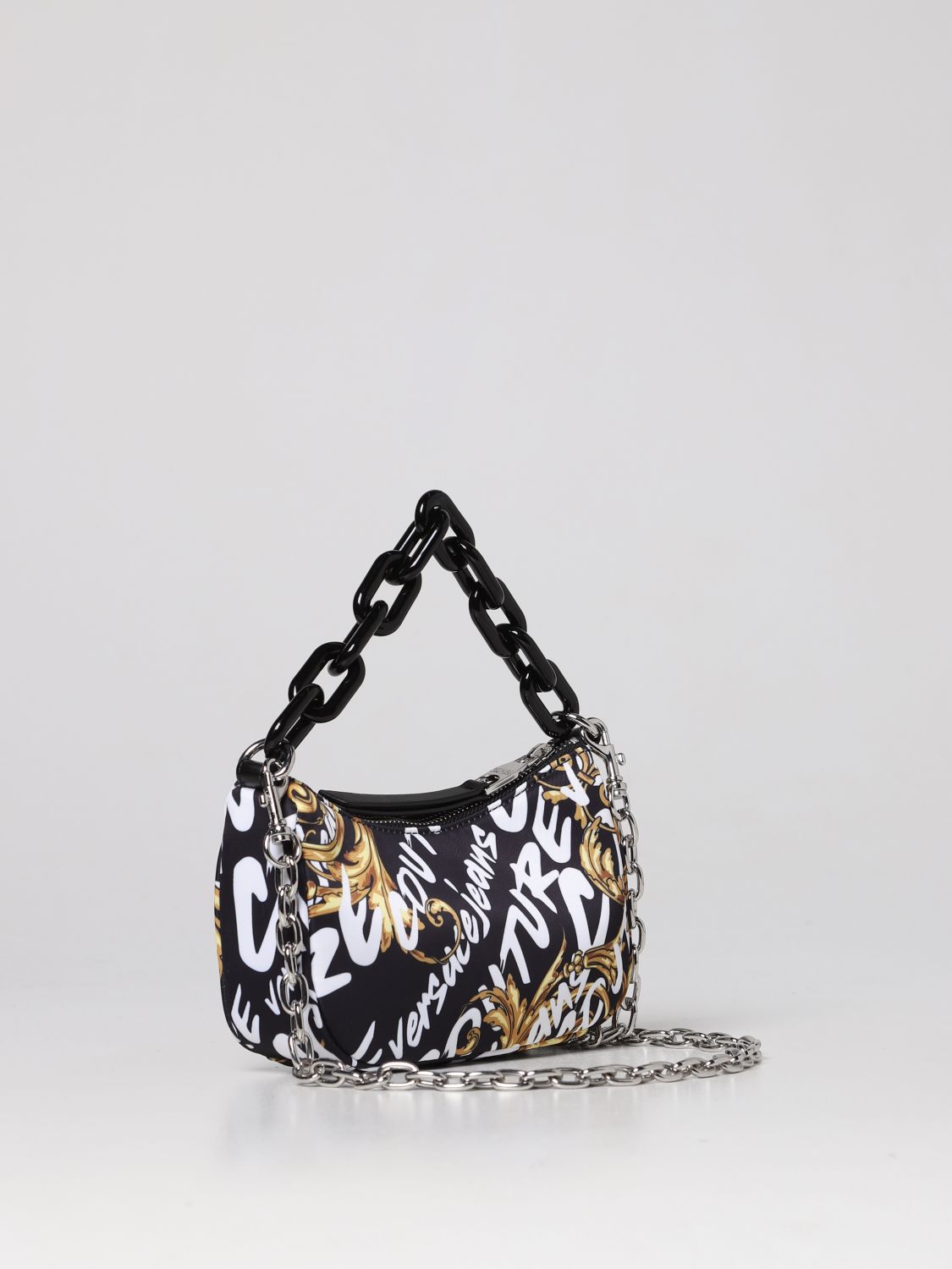 VERSACE JEANS COUTURE: handbags for woman - Black | Versace Jeans ...