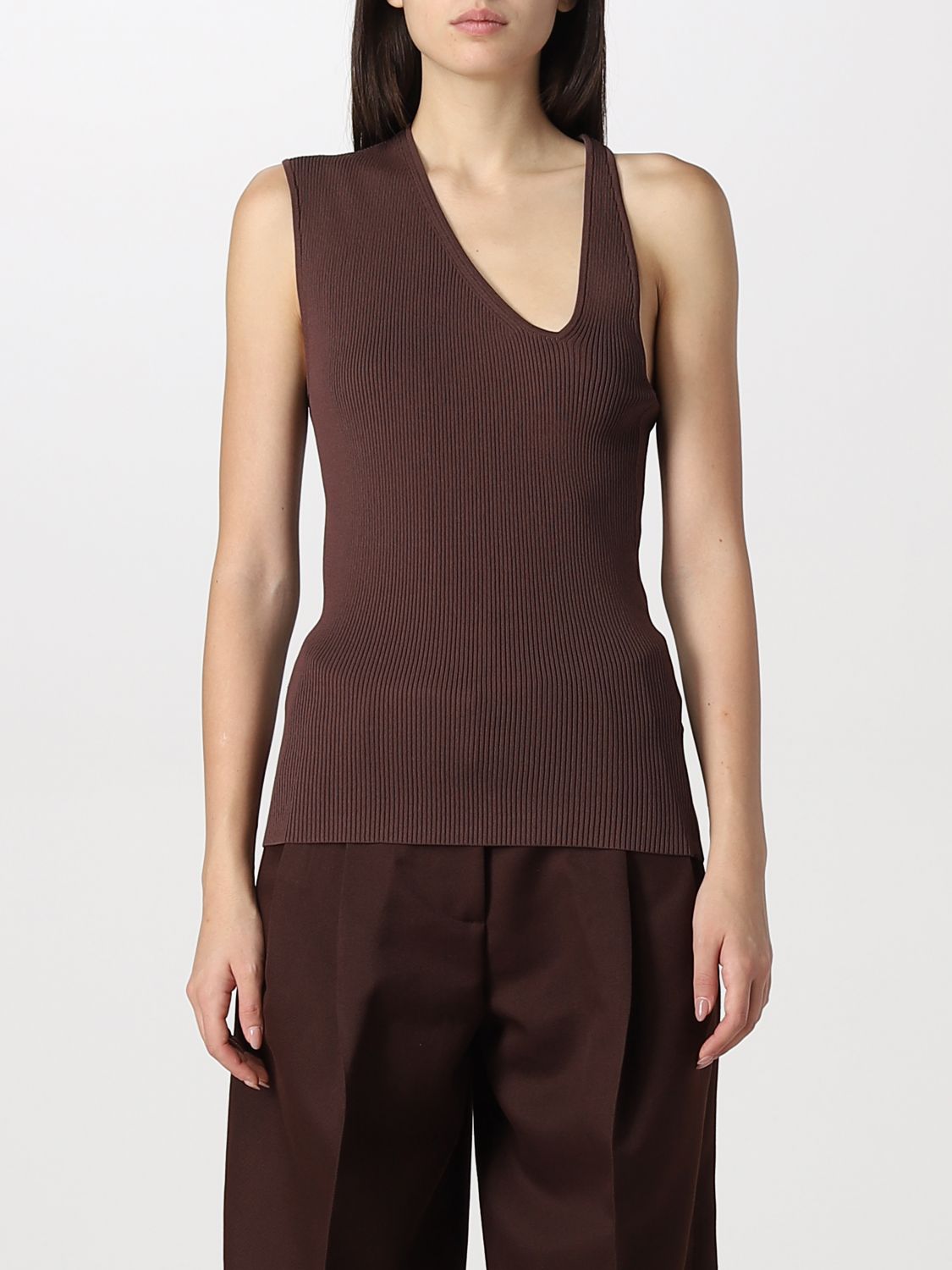 Top Rohe: Rohe top for woman brown 1