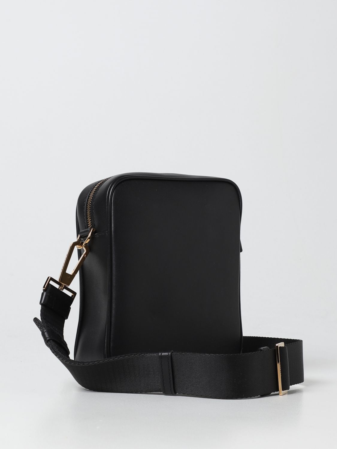 Shoulder bag Versace: Versace Medusa Biggie leather bag black 3