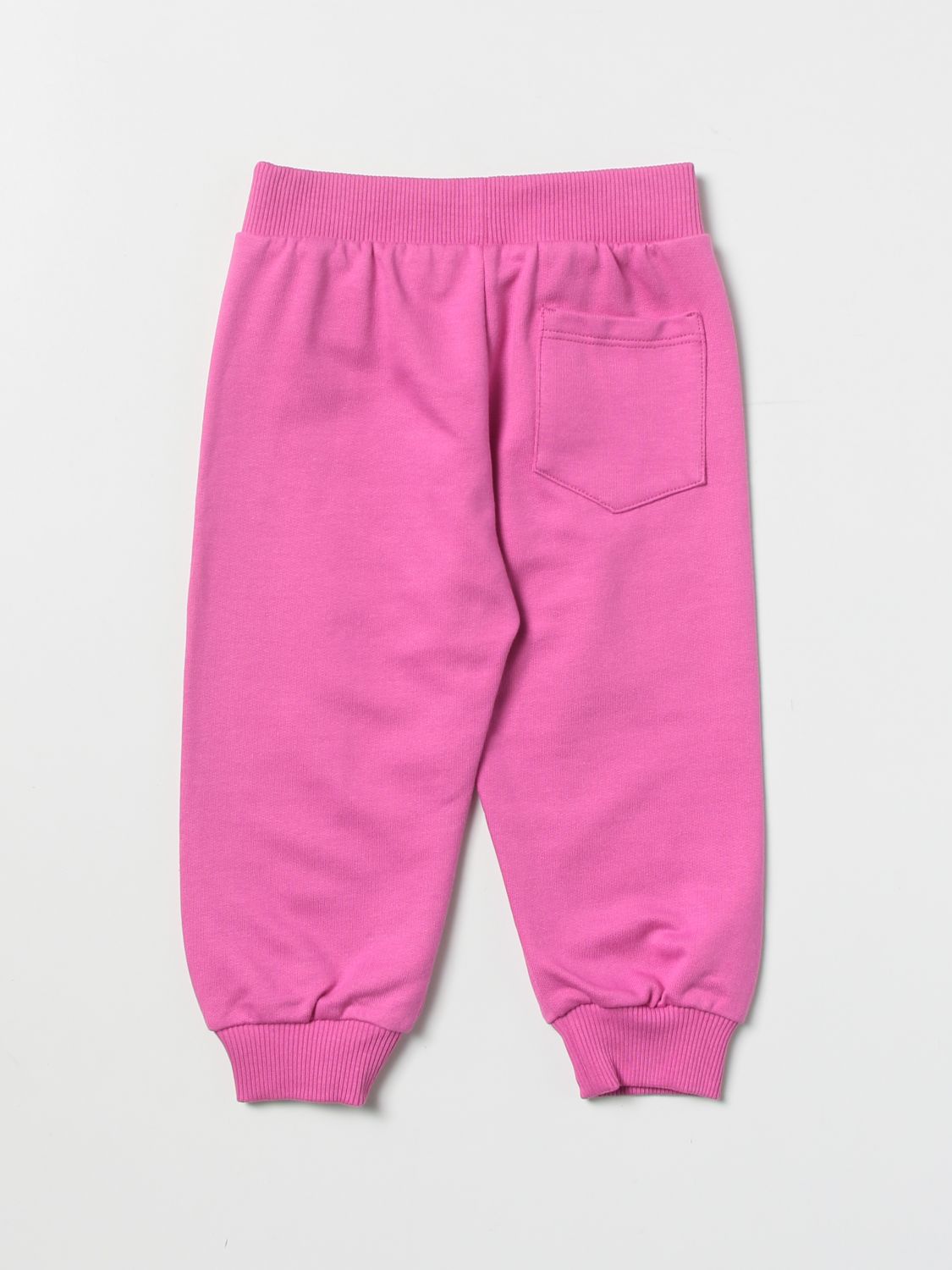 Trousers Young Versace: Versace Young jogging trousers with logo fuchsia 2
