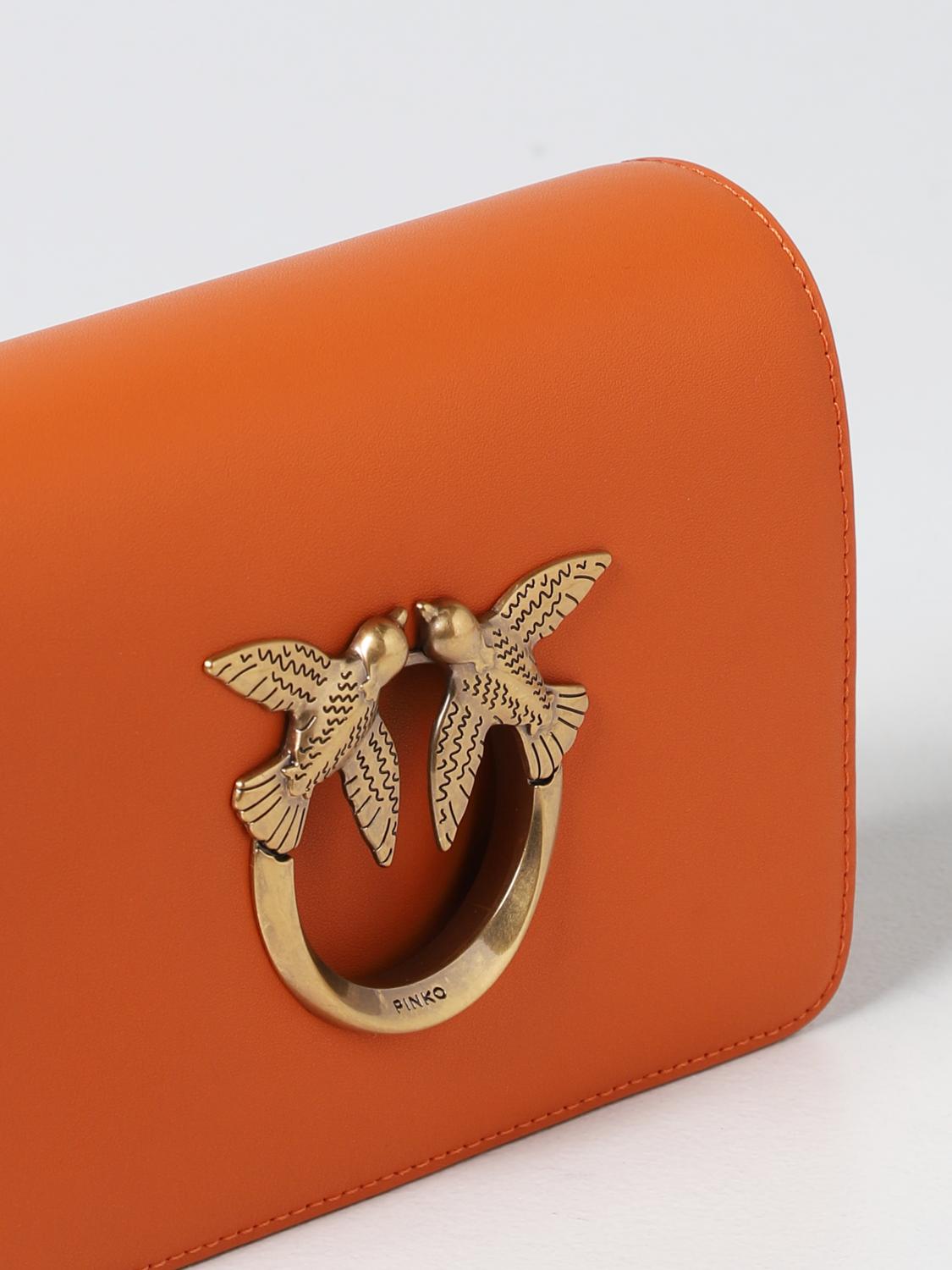 PINKO mini bag for woman Orange Pinko mini bag 1P22TJY5H7 online