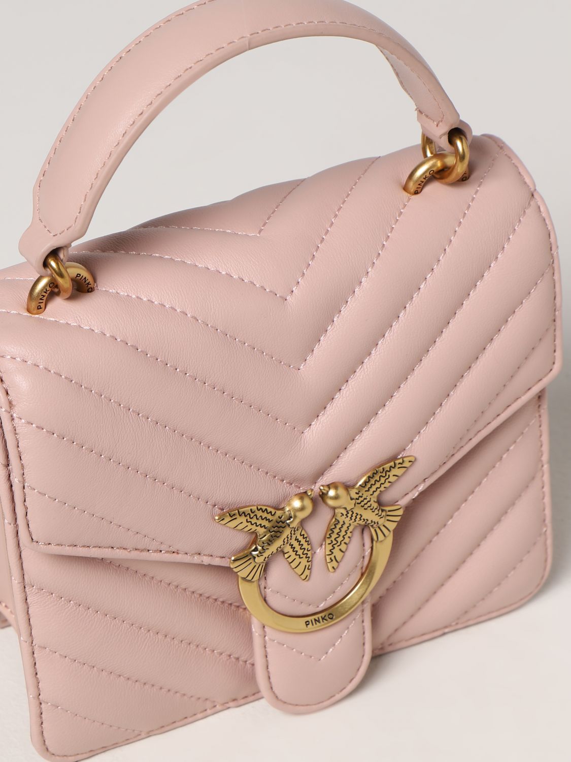 Mini bag Pinko: Pinko mini bag for woman blush pink 3