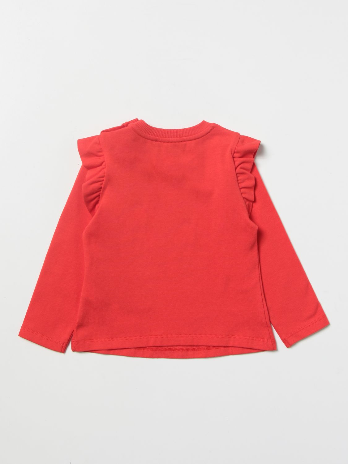 T-shirt Moschino Baby: T-shirt Moschino Baby con stampa Teddy cuori rosso 2