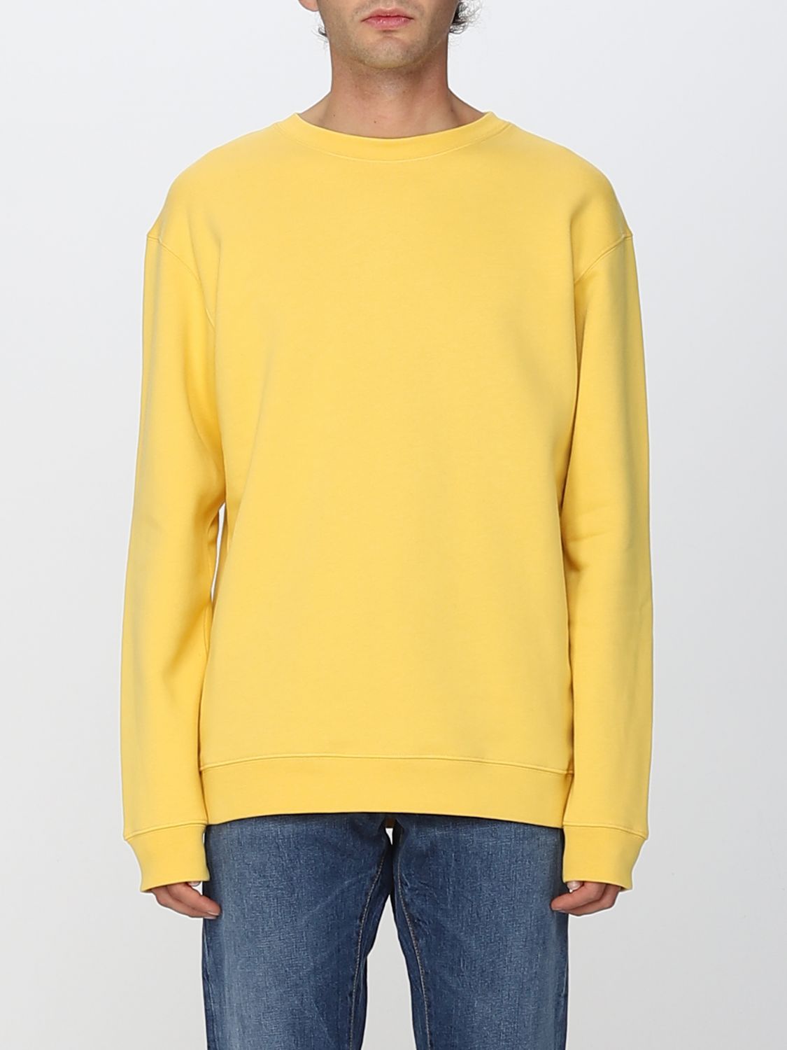 DONDUP: sweatshirt for man - Lemon | Dondup sweatshirt UF641KF0196UDU6 ...