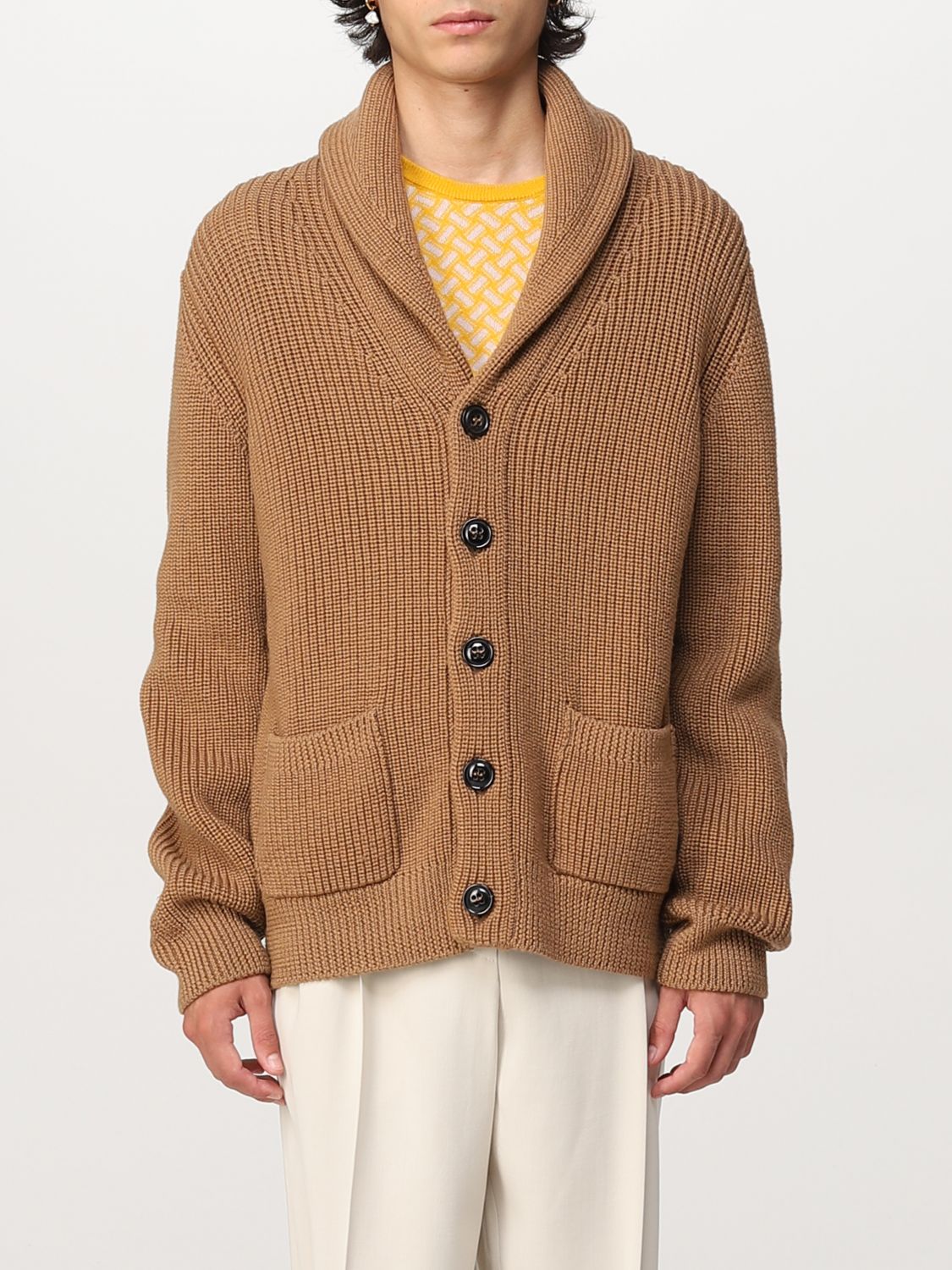 Cardigan Drumohr: Sweater men Drumohr beige 1
