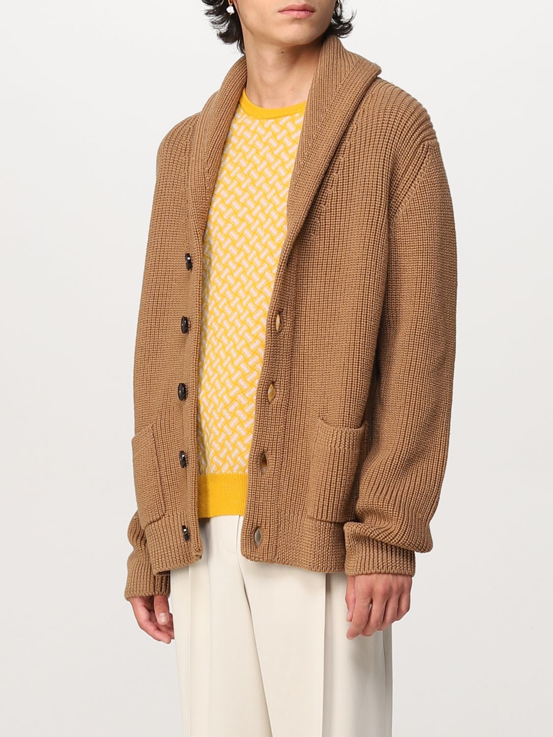 Cardigan Drumohr: Sweater men Drumohr beige 3