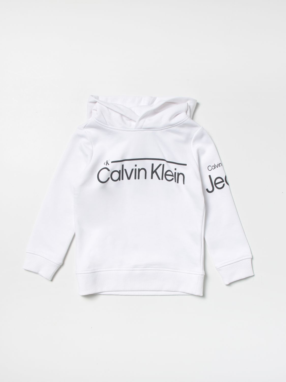 Maglia Calvin Klein: Felpa Calvin Klein con logo bianco 1