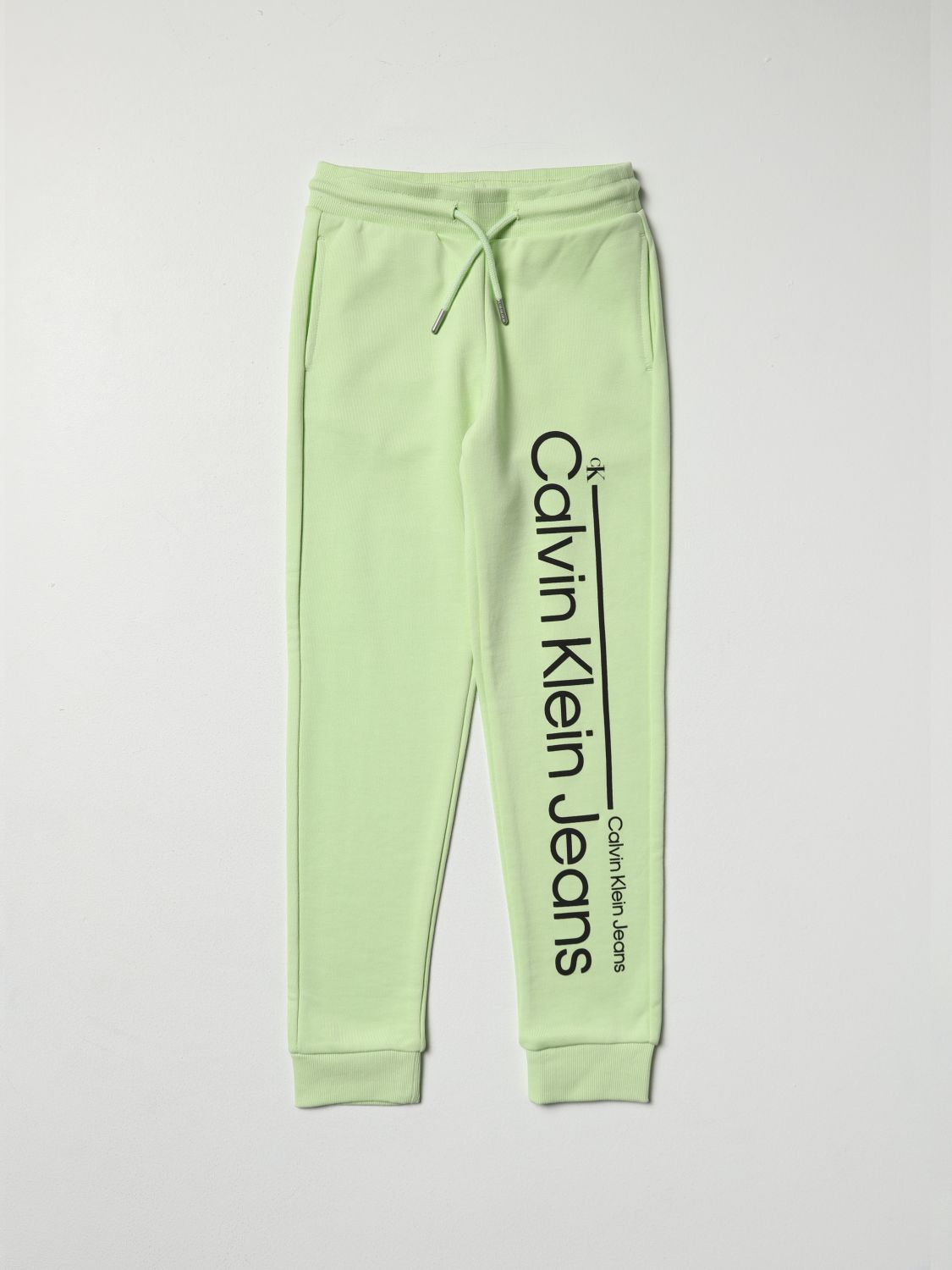 Trots vork Het begin Calvin Klein Outlet: pants for boys - Green | Calvin Klein pants IB0IB01283  online on GIGLIO.COM