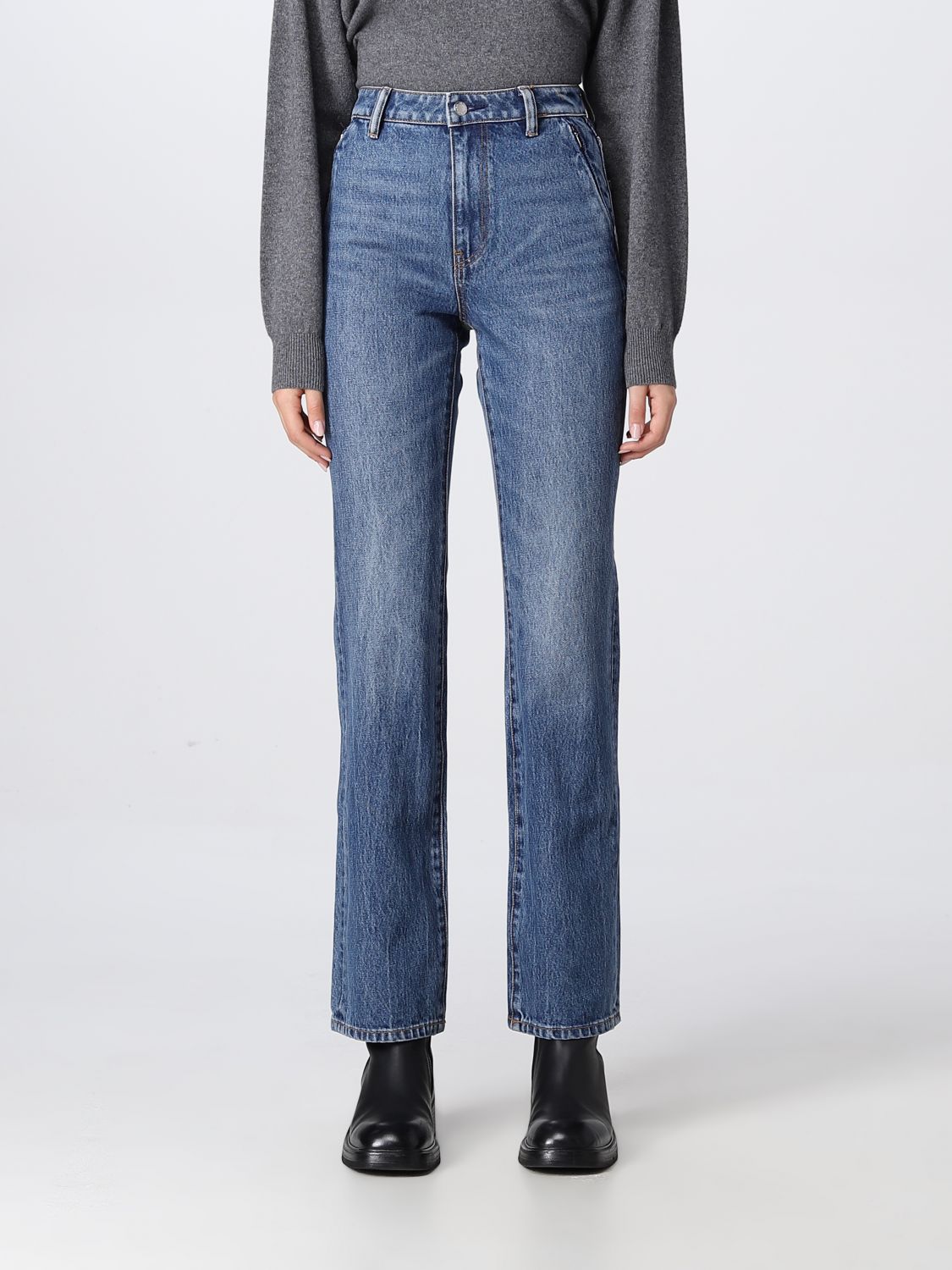 ALEXANDER WANG: jeans for woman - Denim | Alexander Wang jeans ...